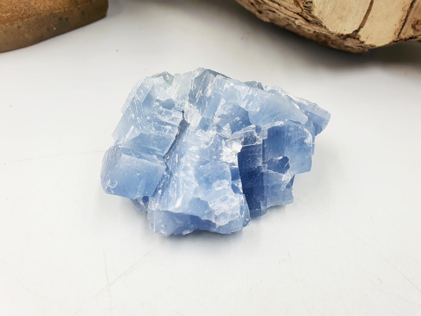 Stunning Raw Celestite / Raw Celestite Specimen / Sparkly Large Raw Celestite Piece / Celstite Chunk - 100g