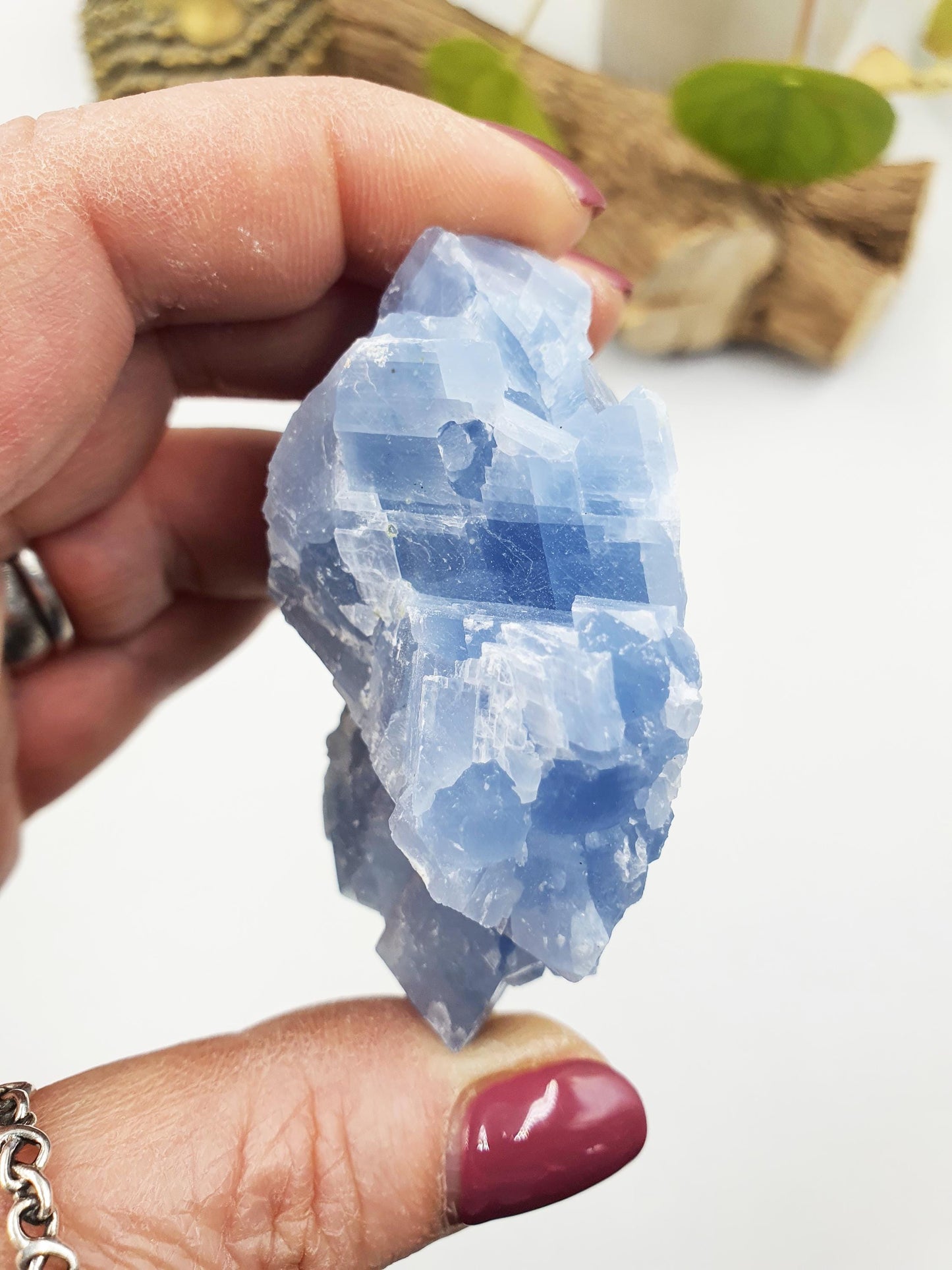 Stunning Raw Celestite / Raw Celestite Specimen / Sparkly Large Raw Celestite Piece / Celstite Chunk - 100g