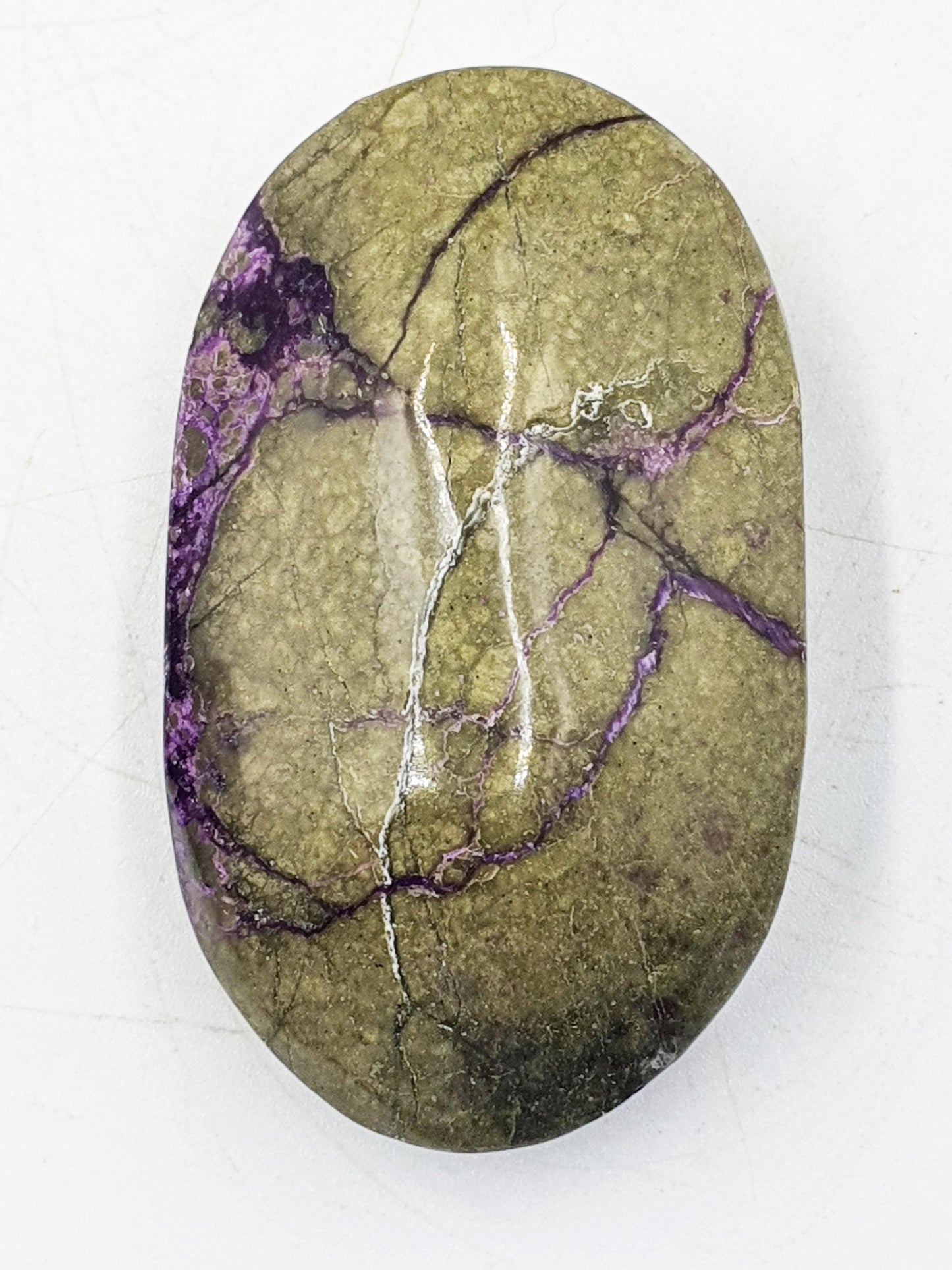 Beautiful Atlantisite Palm / Atlantisite Palm Stone / Collectors Crystal Palm / Reiki Crystal Palm / Meditation Stone - 65g