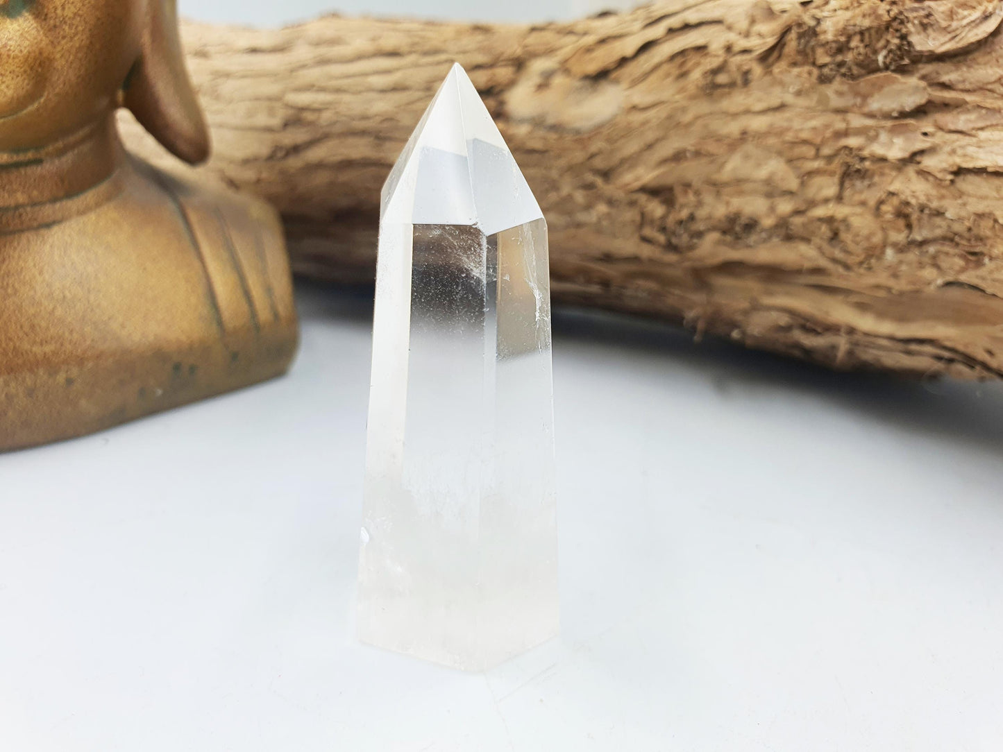 Cute Clear Quartz Tower / Clear Quartz Point / Clear Quartz Obelisk / Healing Tower - 50g