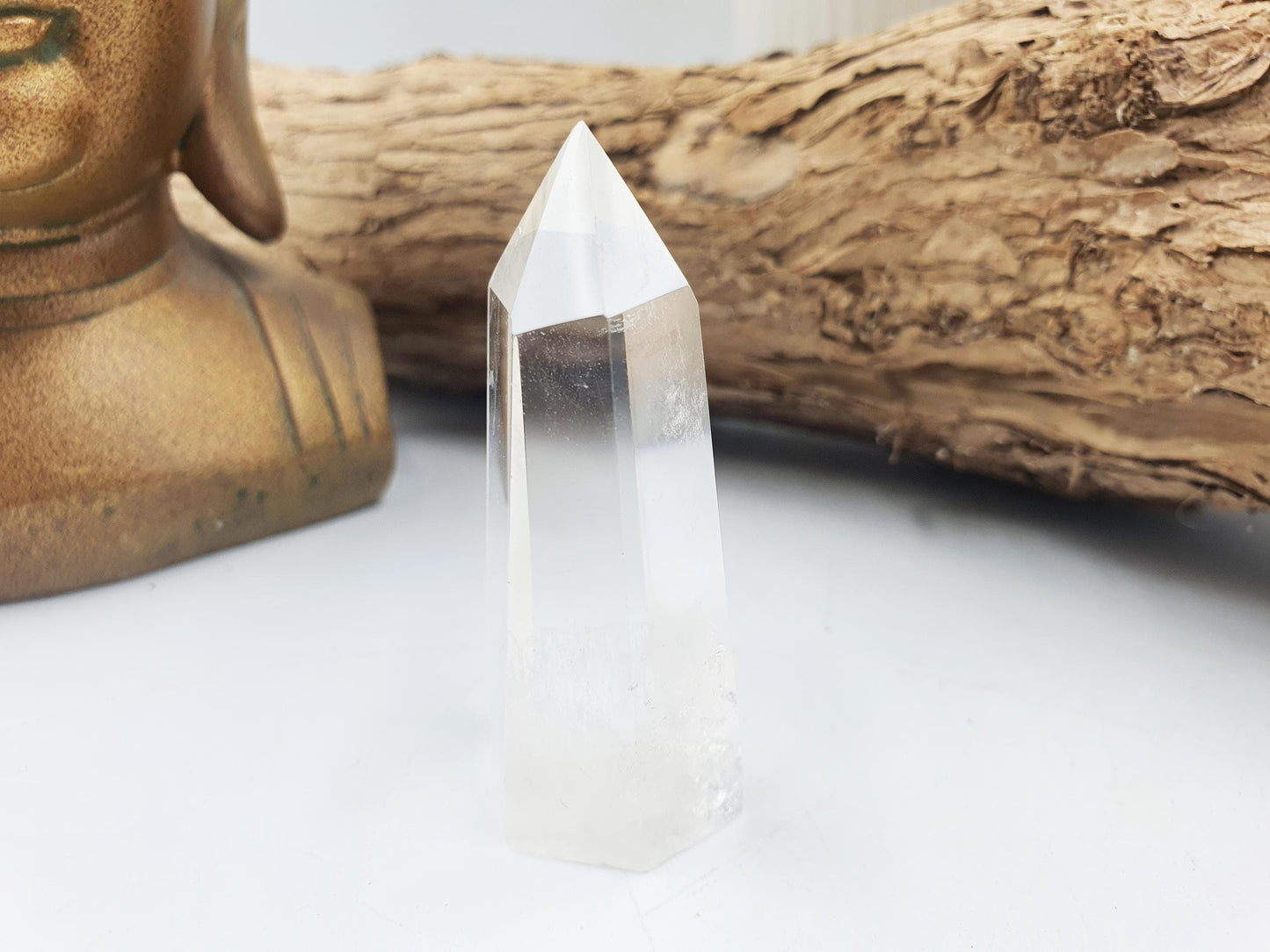 Cute Clear Quartz Tower / Clear Quartz Point / Clear Quartz Obelisk / Healing Tower - 50g