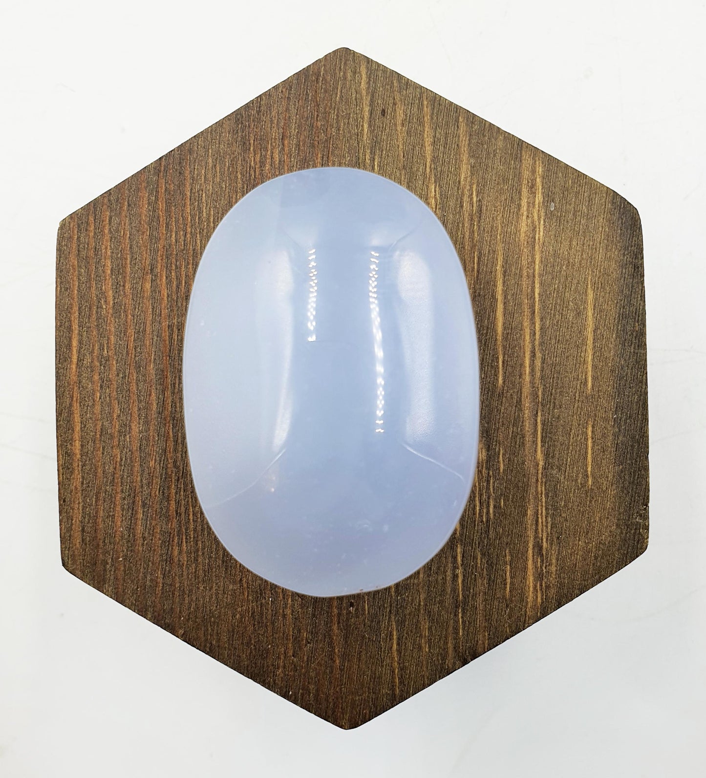 Beautiful Blue Chalcedony Palm/ Chalcedony Palm Stone / Meditation Palm / Reiki Crystal Palm - 75g