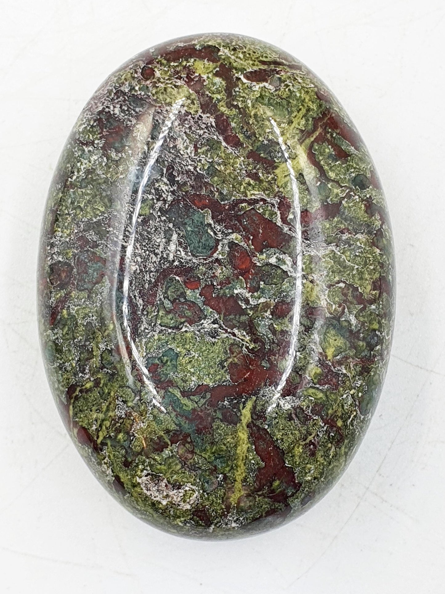 Dragon's Blood Palm / Dragon Blood Palm Stone / Dragon Blood Meditation Palm / Reiki Crystal Palm - 120g