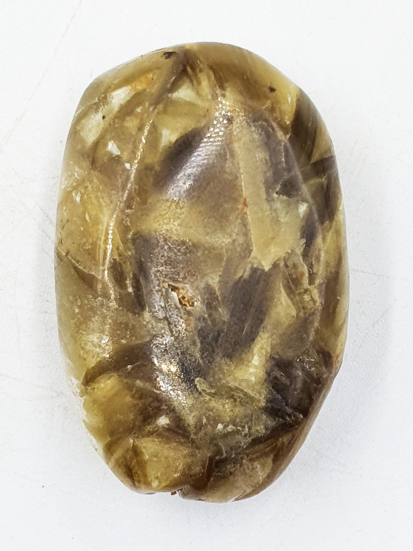 Muscovite (Golden Mica) Palm / Muscovite (Golden Mica) Palmstone / Golden Lepidolite Palm / Meditation Palm - 55g