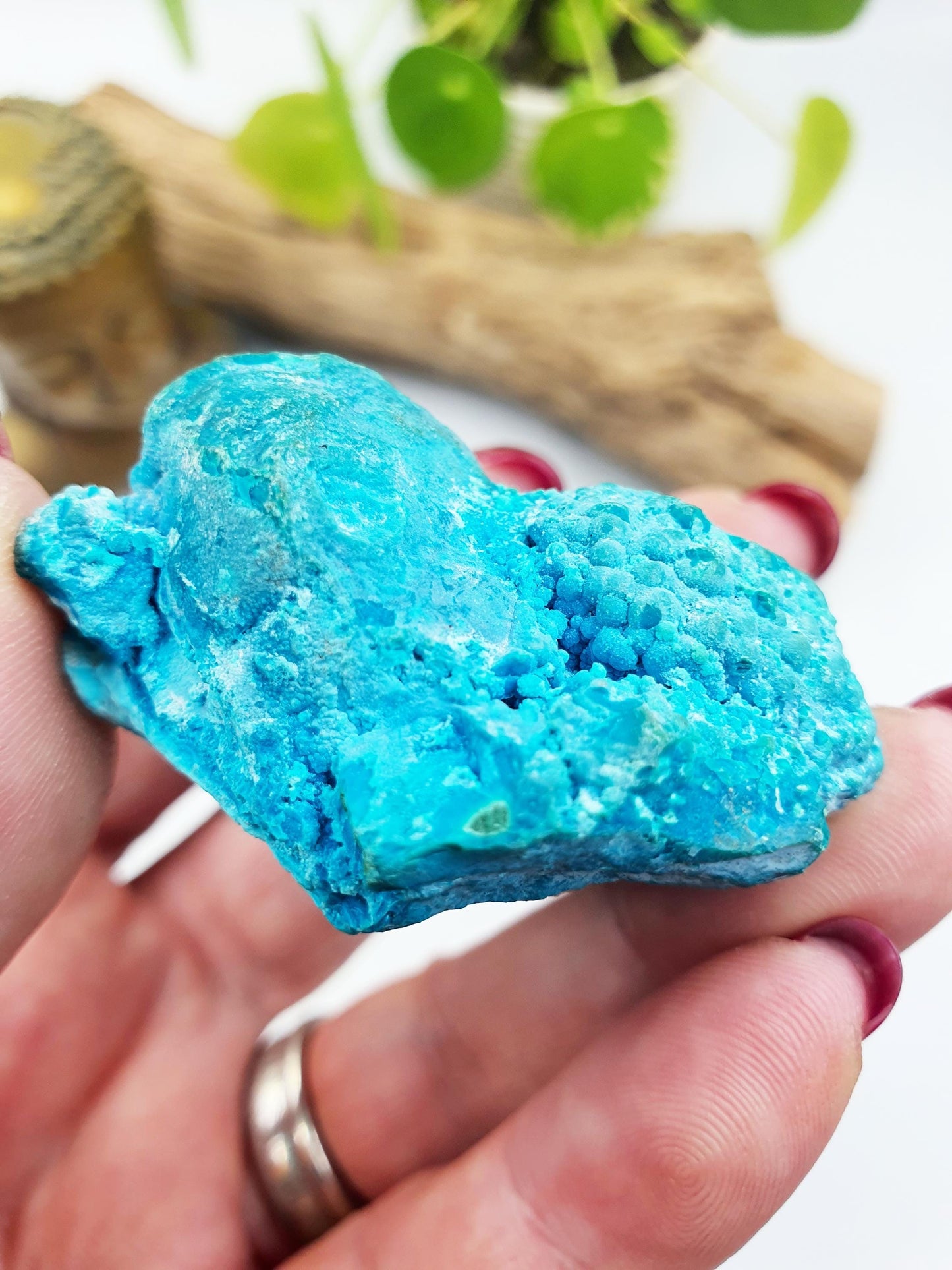 Stunning Raw Chrysocolla / Chrysocolla Crystal Specimen / Rough Chrysocolla / Chrysocolla Chunk - 85g