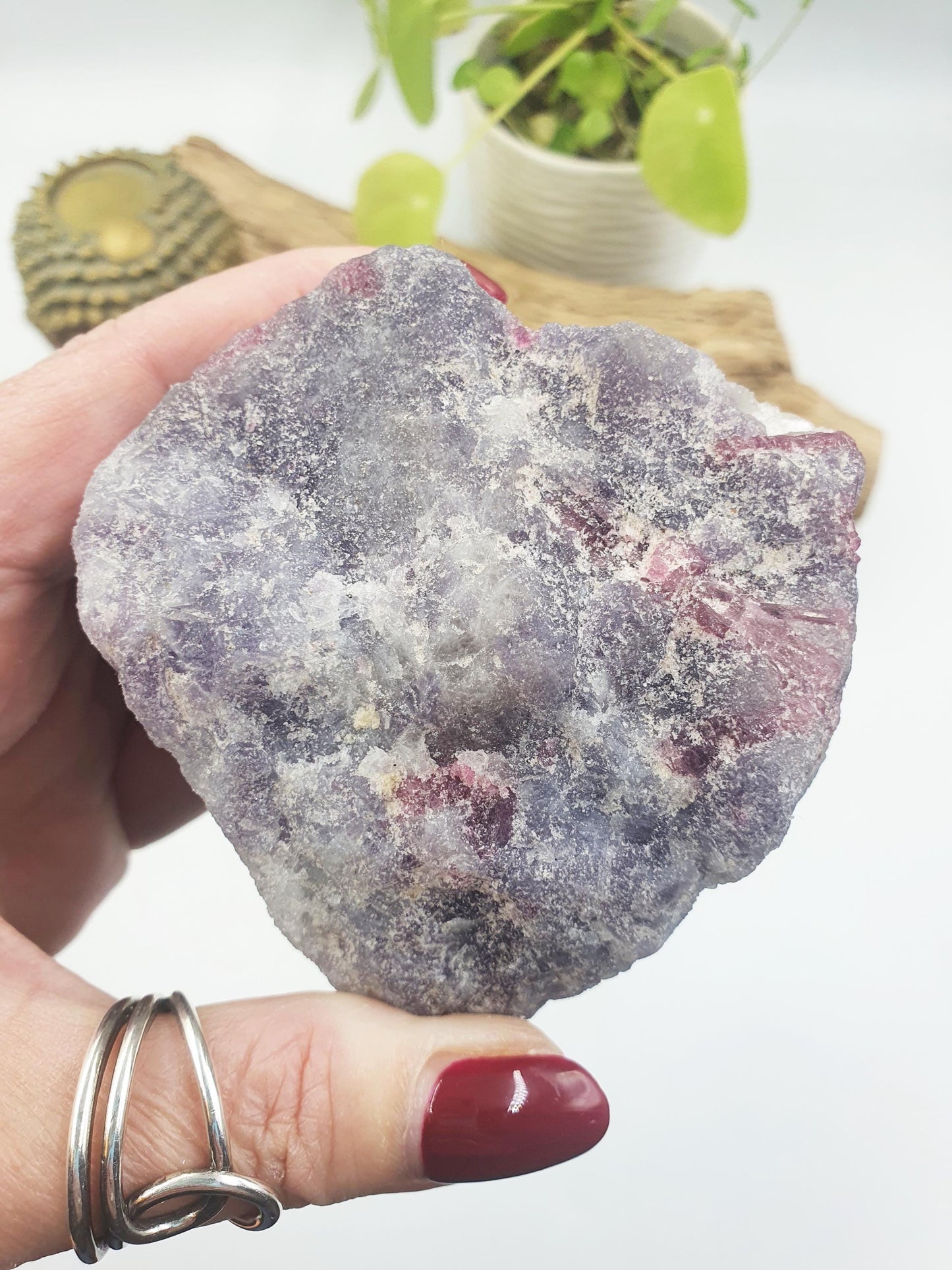 Raw Unicorn Stone / Rough Unicorn Stone / Pegmatite Specimen / Raw Pegmatite Crystal / Unicorn Chunk - 395g