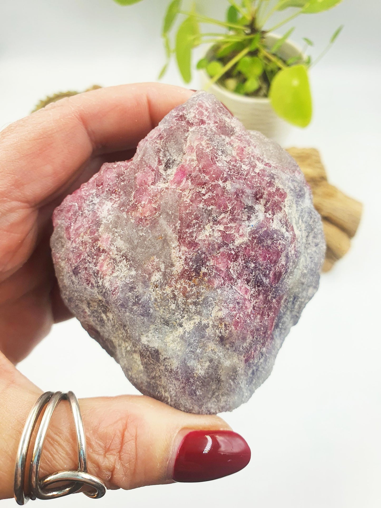 Raw Unicorn Stone / Rough Unicorn Stone / Pegmatite Specimen / Raw Pegmatite Crystal / Unicorn Chunk - 395g