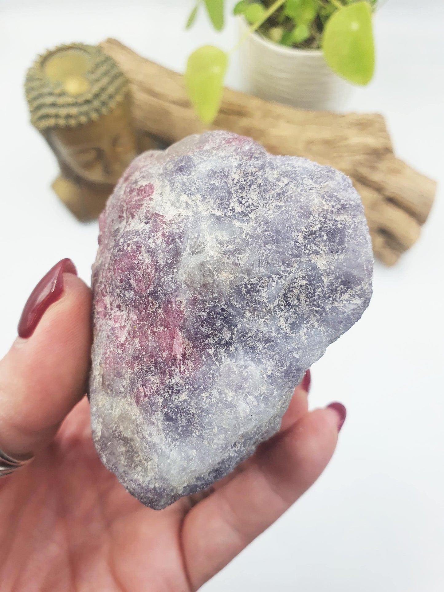 Raw Unicorn Stone / Rough Unicorn Stone / Pegmatite Specimen / Raw Pegmatite Crystal / Unicorn Chunk - 395g