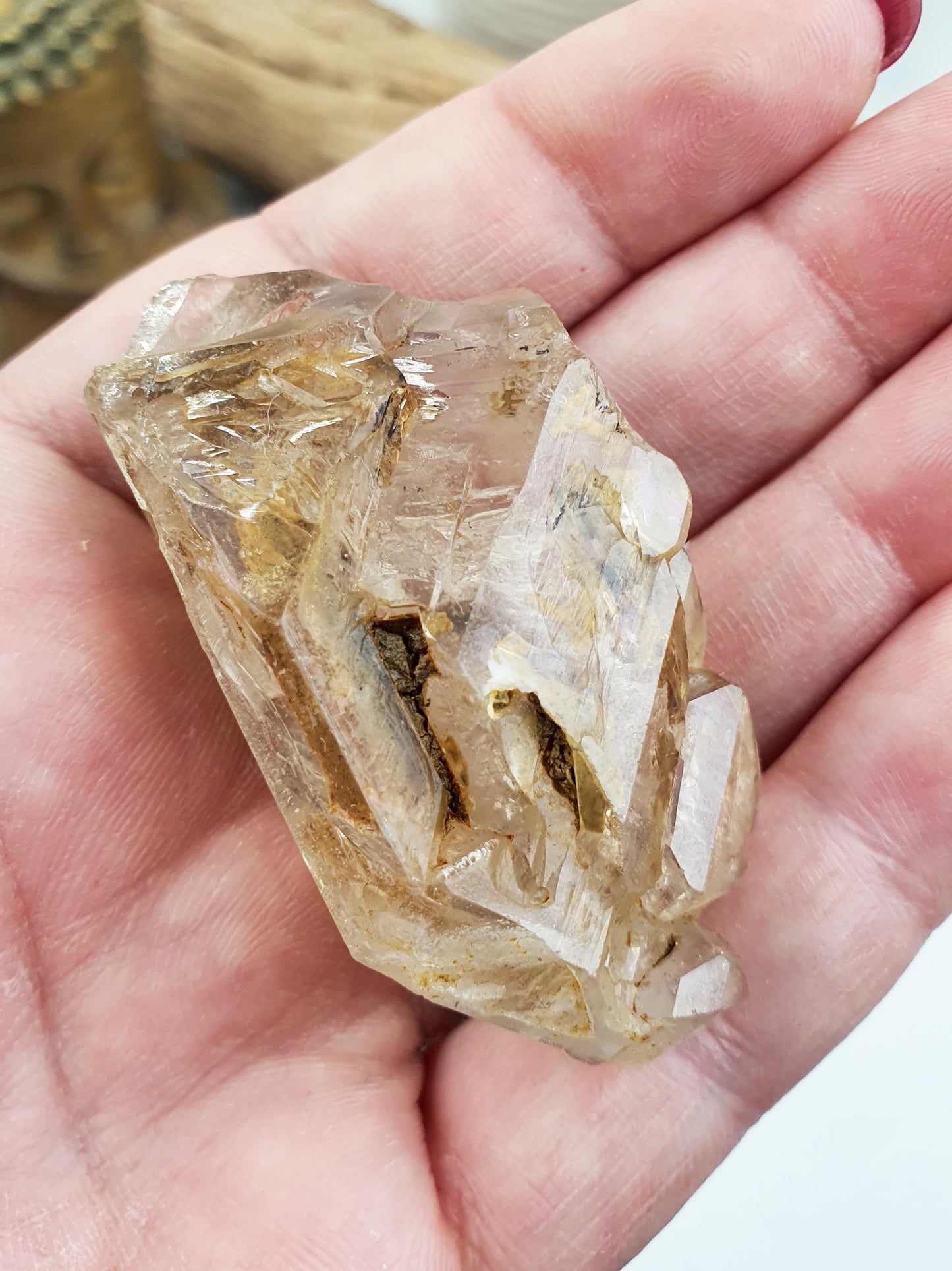 Elestial Quartz Specimen / Quartz Specimen / Raw Elestial / Raw Rare Quartz - 47g