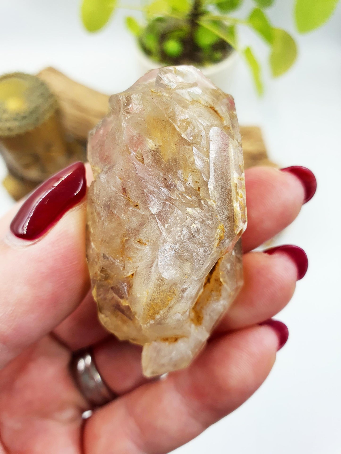 Elestial Quartz Specimen / Quartz Specimen / Raw Elestial / Raw Rare Quartz - 47g