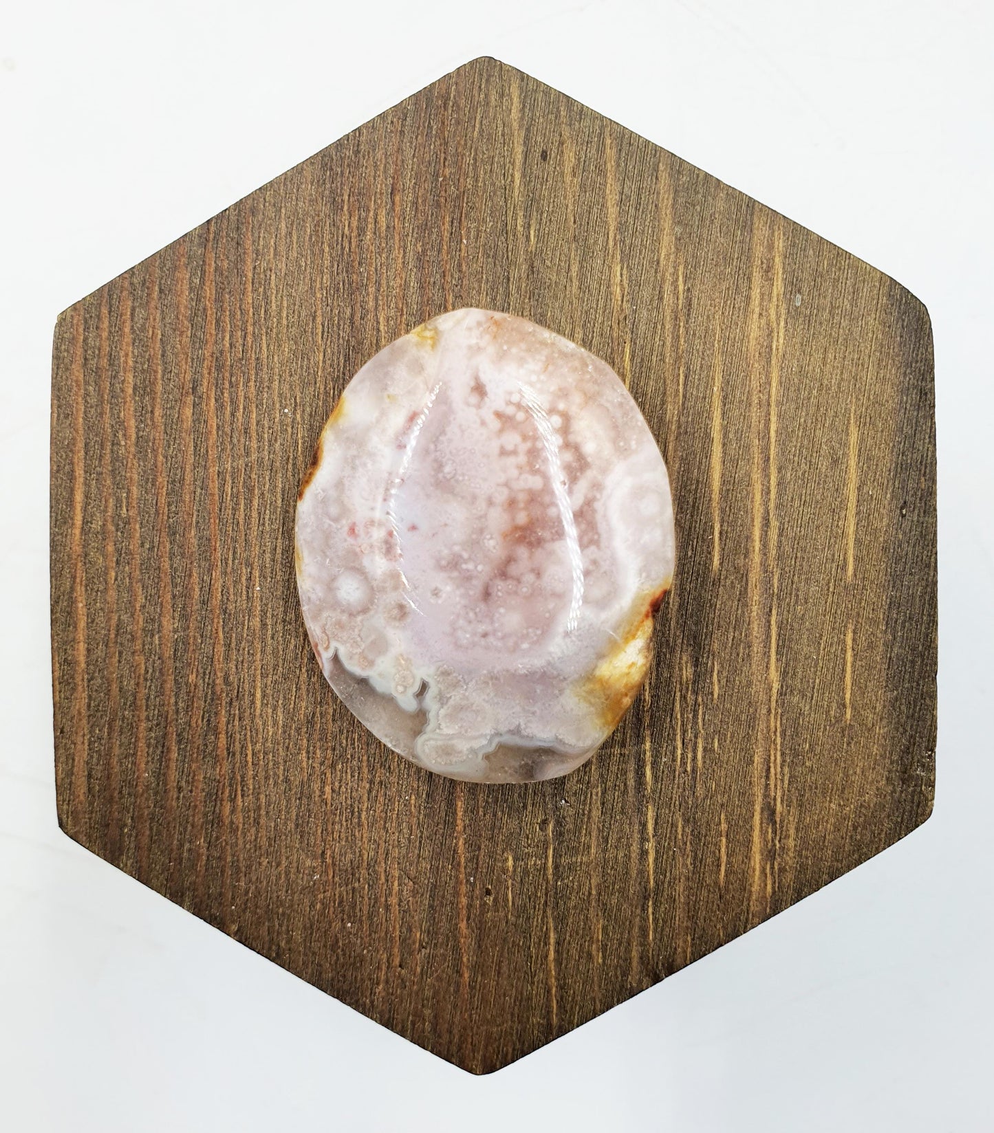 Little Pink Amethyst Palm / Pink Amethyst Palm Stone / Pocket Crystal / Meditation Palm / Reiki Crystal Palm - 25g