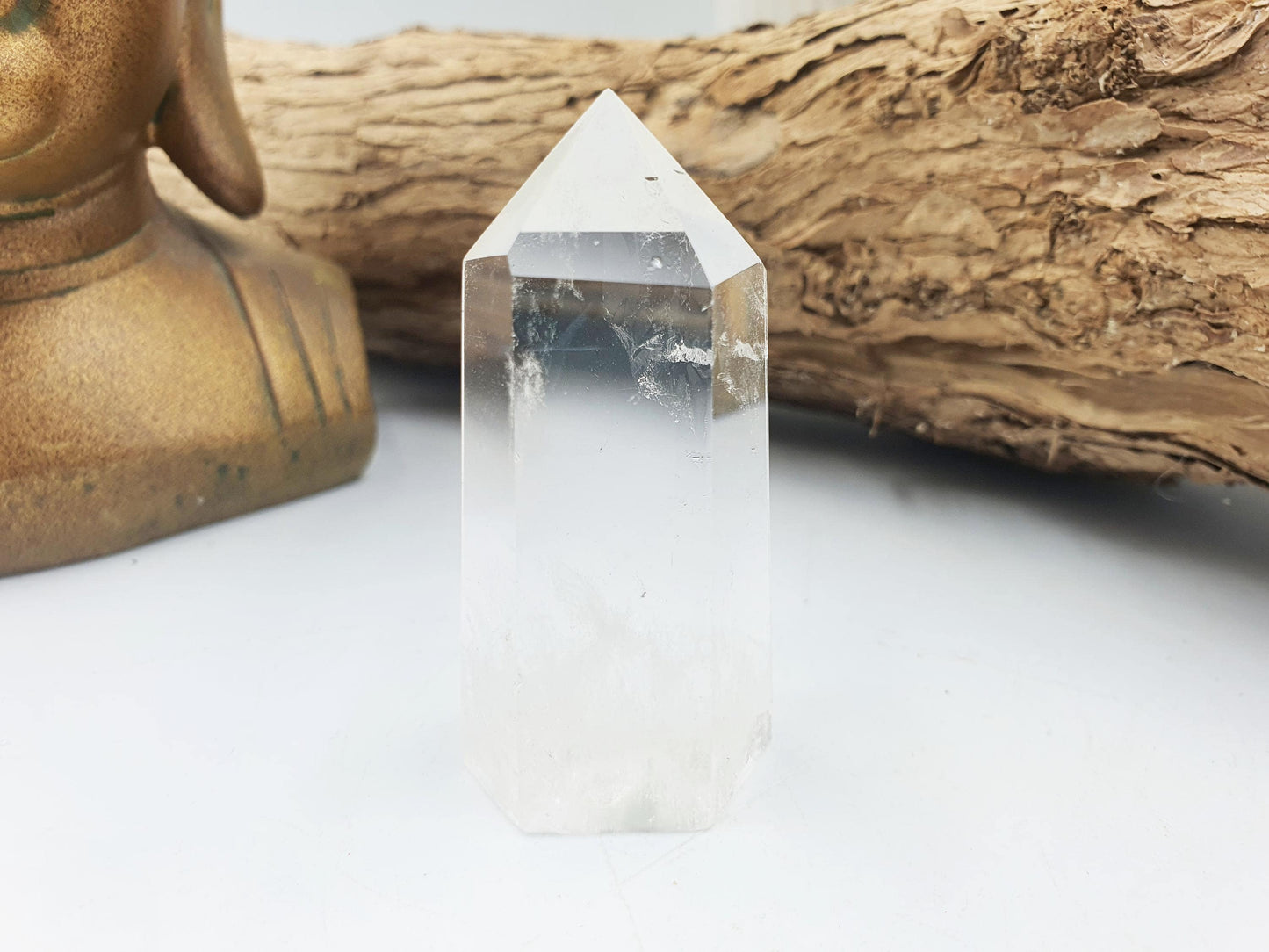 Cute Clear Quartz Tower / Clear Quartz Point / Clear Quartz Obelisk / Healing Tower - 50g