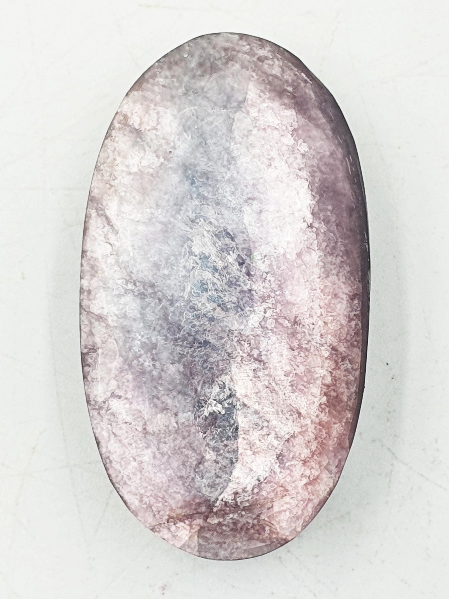 High Grade Purple Mica Palm / Purple Mica Palm Stone / Lepidolite Palm / Meditation Palm / Reiki Crystal Palm - 40g
