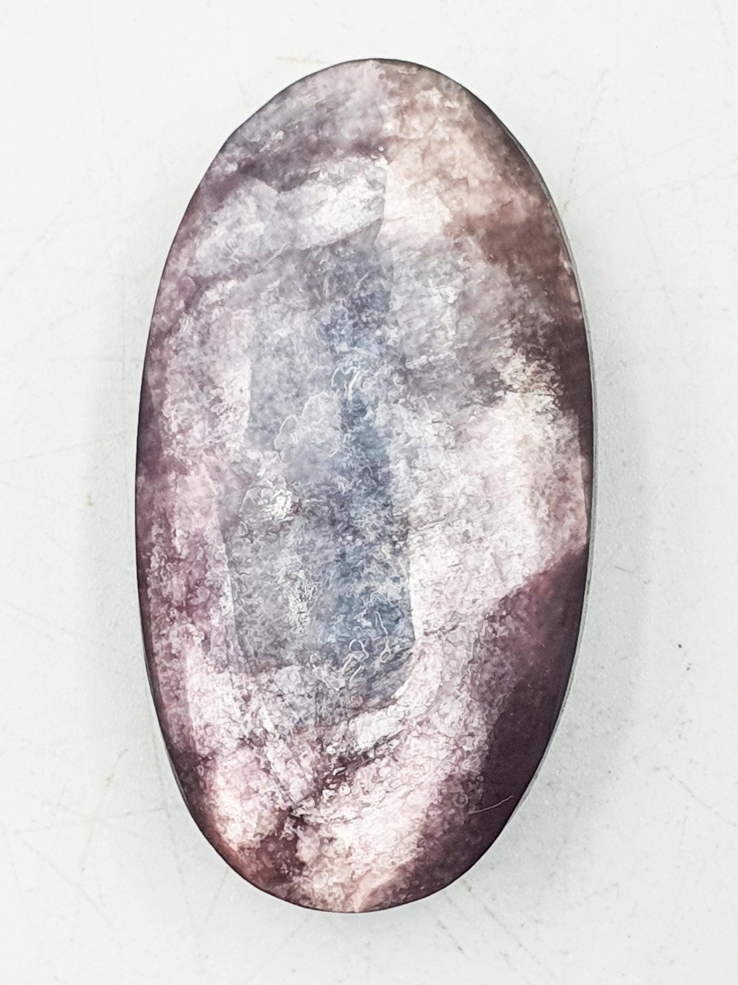 High Grade Purple Mica Palm / Purple Mica Palm Stone / Lepidolite Palm / Meditation Palm / Reiki Crystal Palm - 40g