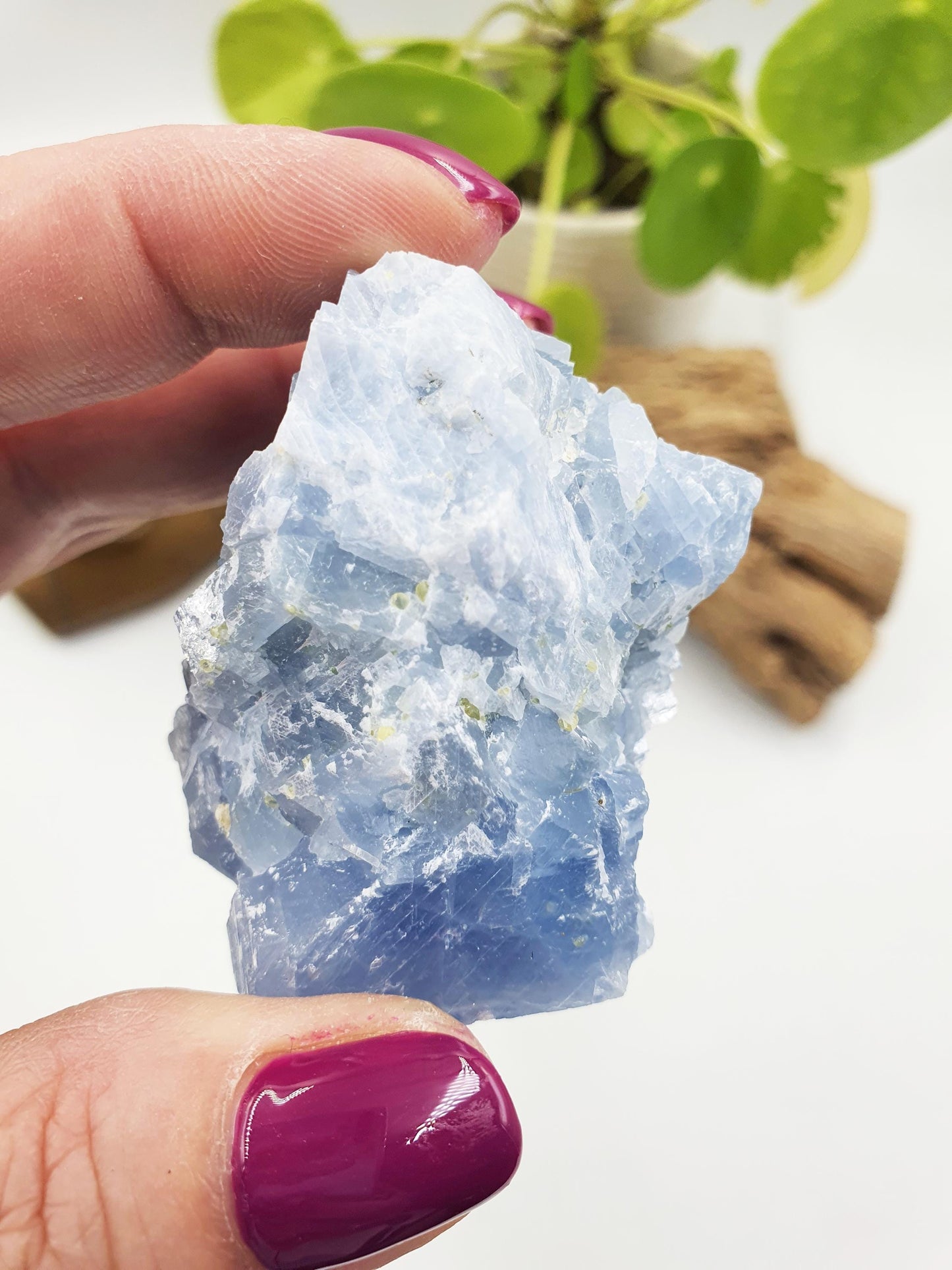 Stunning Raw Celestite / Raw Celestite Specimen / Sparkly Large Raw Celestite Piece / Celstite Chunk - 75g