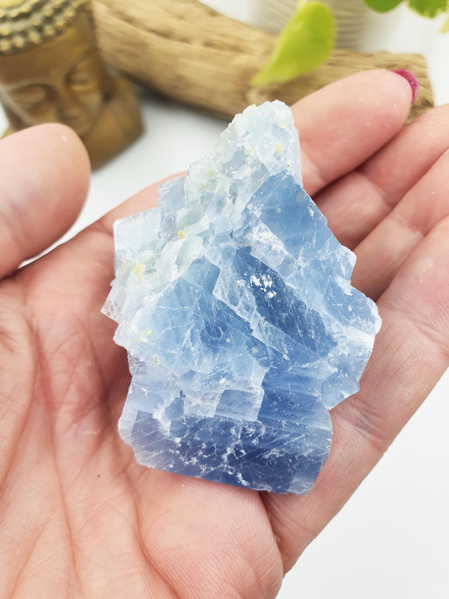 Stunning Raw Celestite / Raw Celestite Specimen / Sparkly Large Raw Celestite Piece / Celstite Chunk - 75g