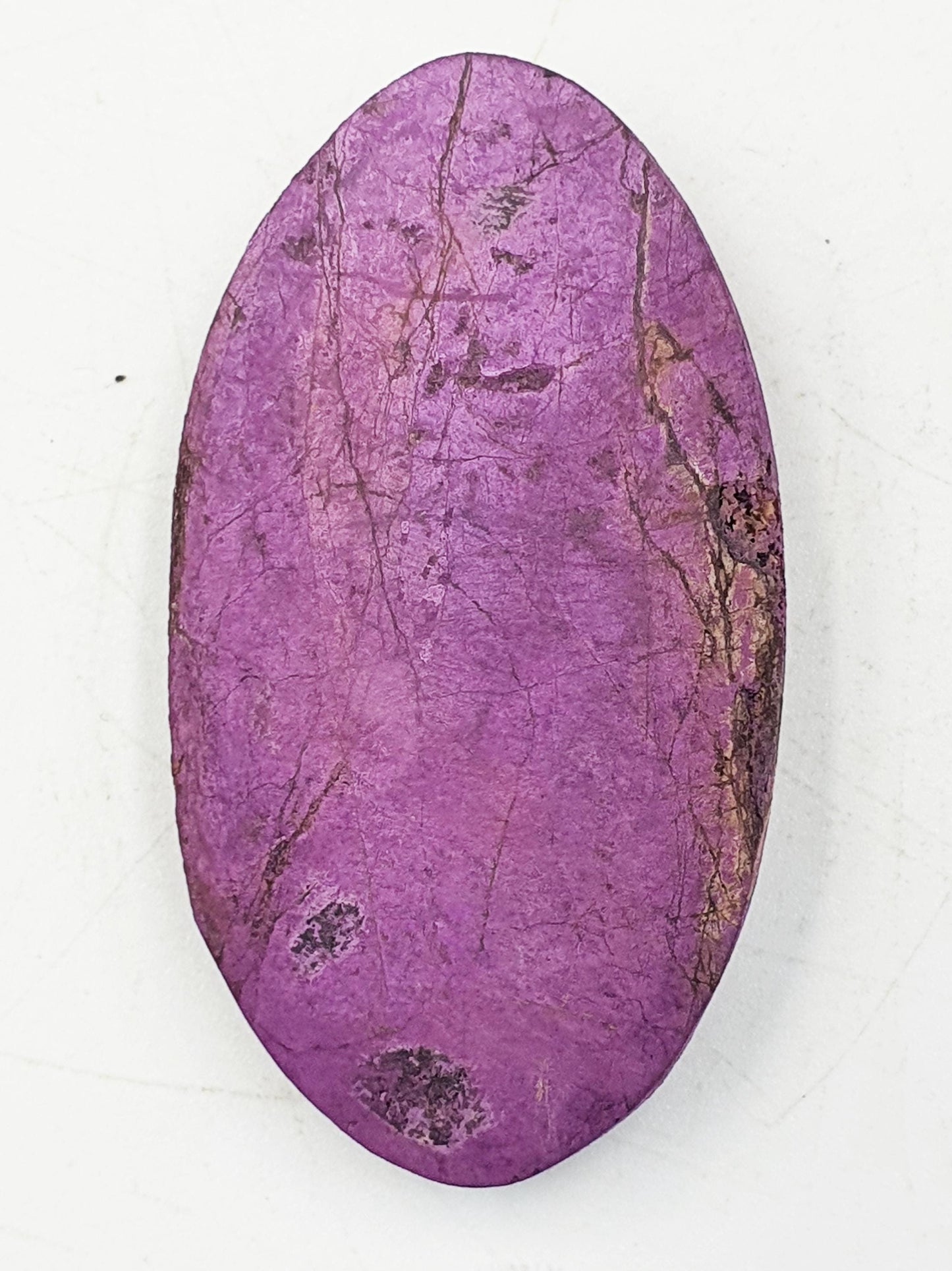 Pretty Purpurite Palm / Purpurite Palm Stone / Purpurite Pocket Stone / Rare Palm Stone / Meditation Palm - 40g