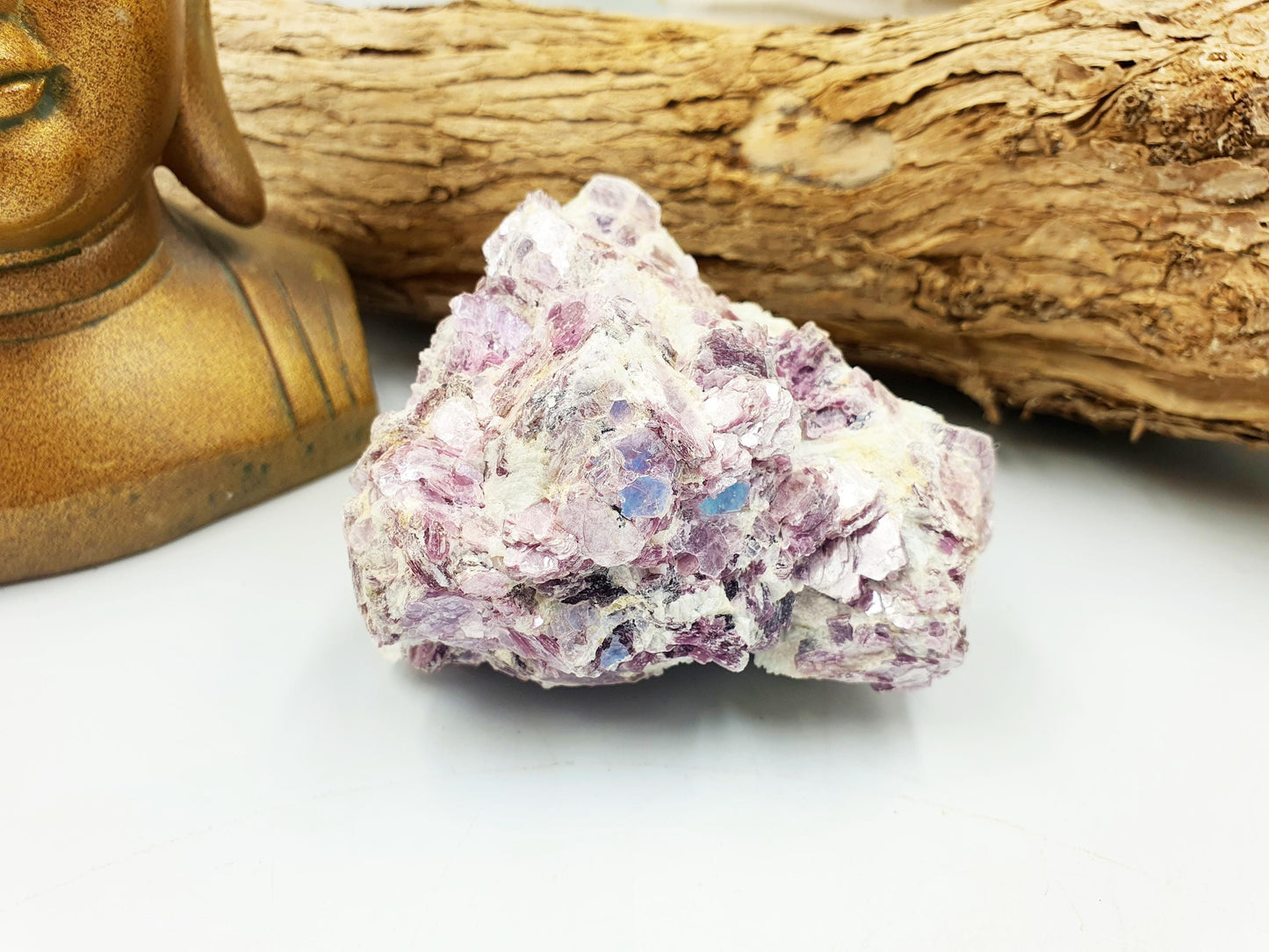 Sparkly Raw Purple Mica / Large Purple Mica Palm Specimen / Lepidolite Raw / Rough Purple Mica / Purple Mica Chunk - 270g