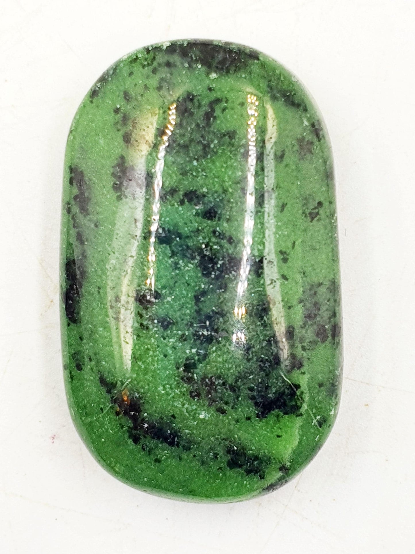 Ruby in Zoisite Palm / Ruby Zoisite Palm Stone / Anyolite Palm / Pocket Crystal / Meditation Palm - 65g