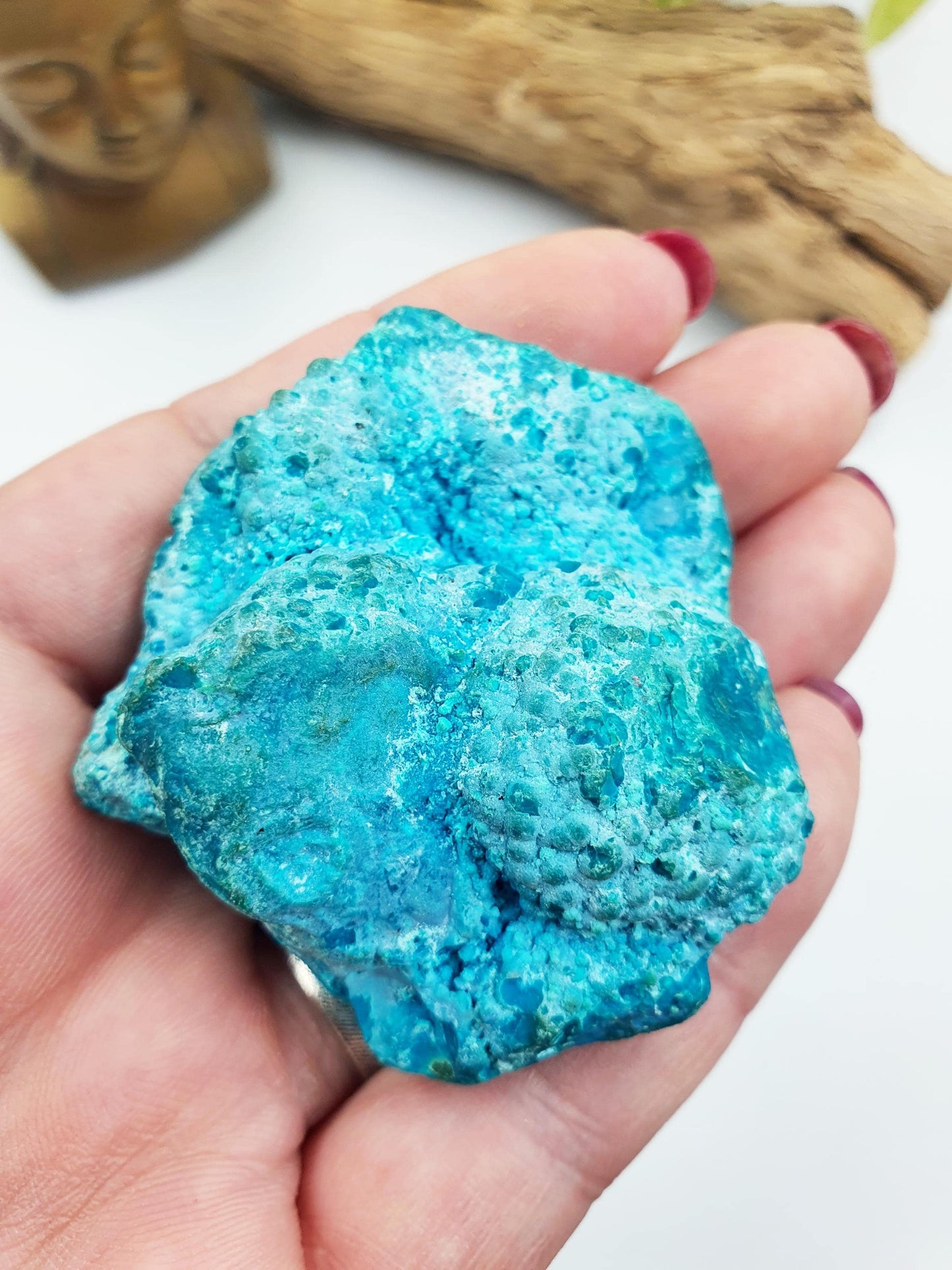Stunning Raw Chrysocolla / Chrysocolla Crystal Specimen / Rough Chrysocolla / Chrysocolla Chunk - 85g