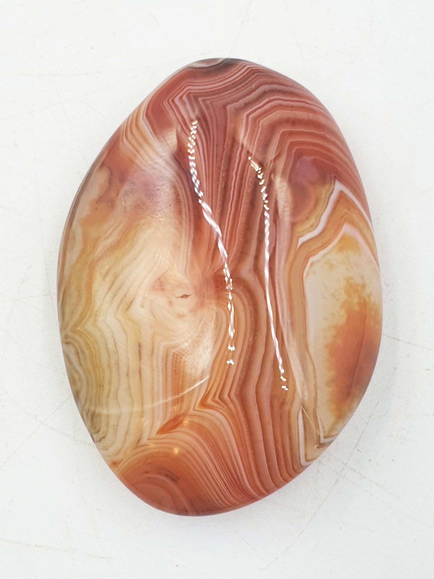 Stunning Sardonyx Palm / Sardonyx Palm Stone / Healing Palm / Meditation Palm / Reiki Crystal Palm - 45g