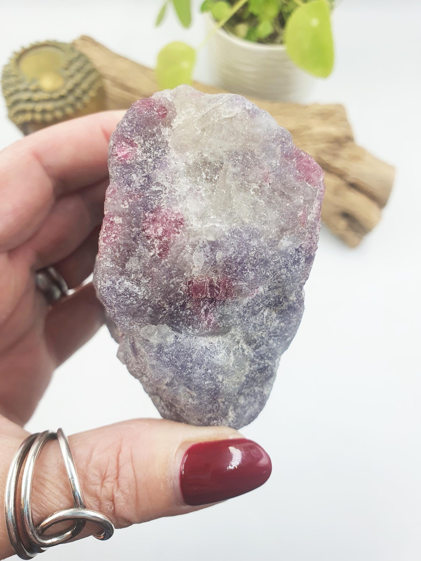 Raw Unicorn Stone / Rough Unicorn Stone / Pegmatite Specimen / Raw Pegmatite Crystal / Unicorn Chunk - 395g
