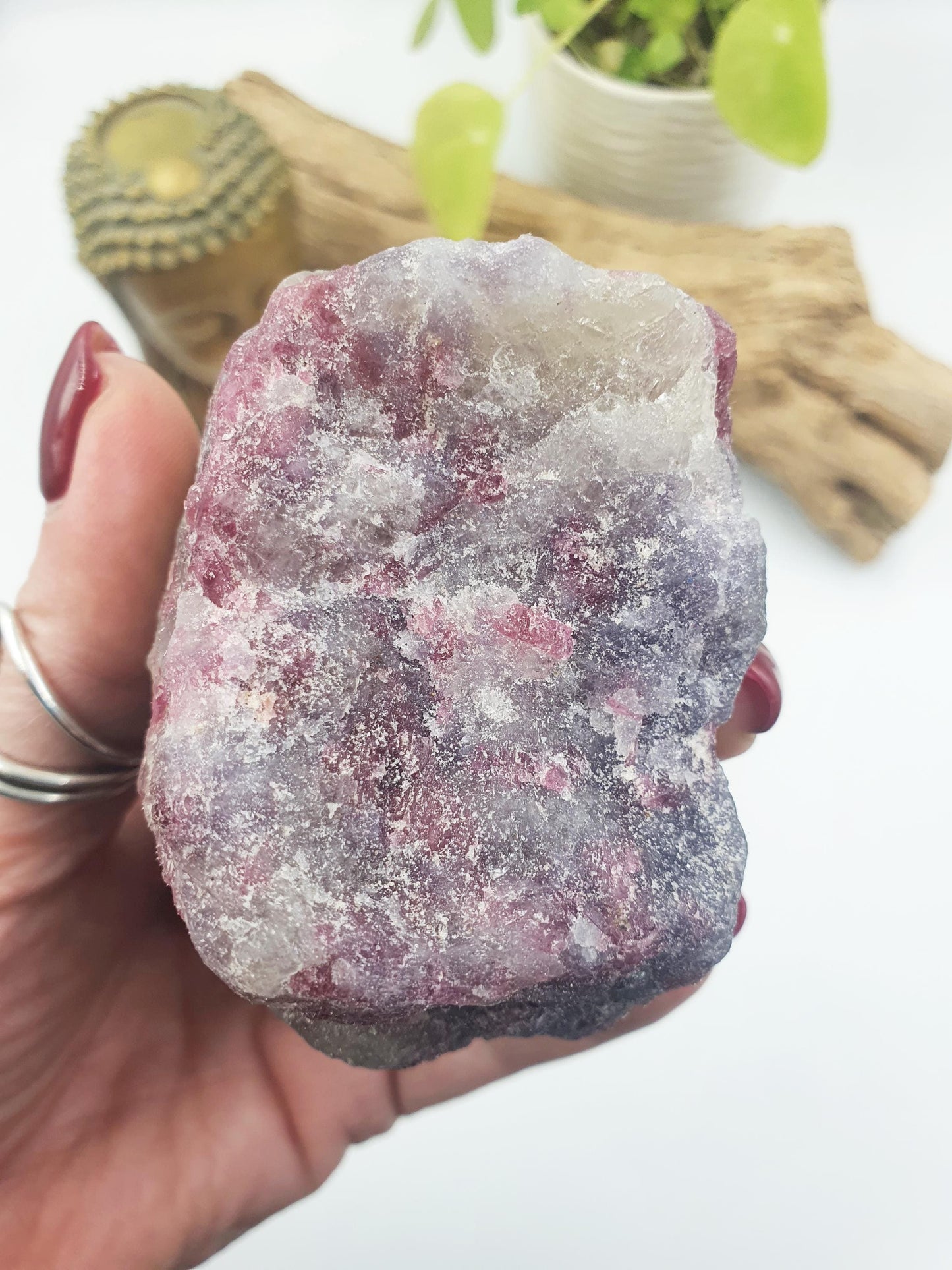 Raw Unicorn Stone / Rough Unicorn Stone / Pegmatite Specimen / Raw Pegmatite Crystal / Unicorn Chunk - 395g