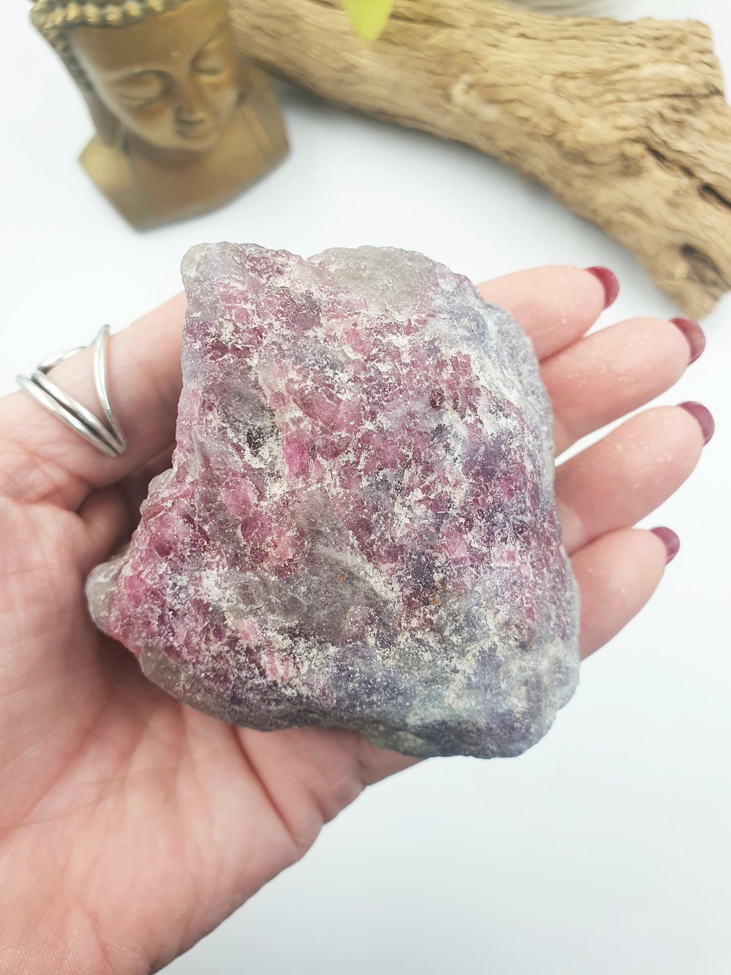 Raw Unicorn Stone / Rough Unicorn Stone / Pegmatite Specimen / Raw Pegmatite Crystal / Unicorn Chunk - 395g