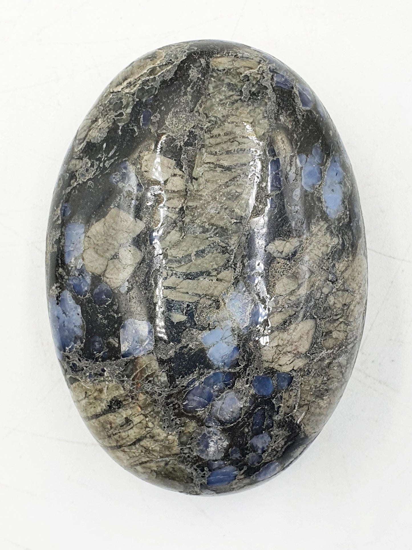 Que Sera (Llanite) Palm / Que Sera Palm Stone / Llanite Pocket Stone / Meditation Palm / Reiki Crystal Palm - 110g
