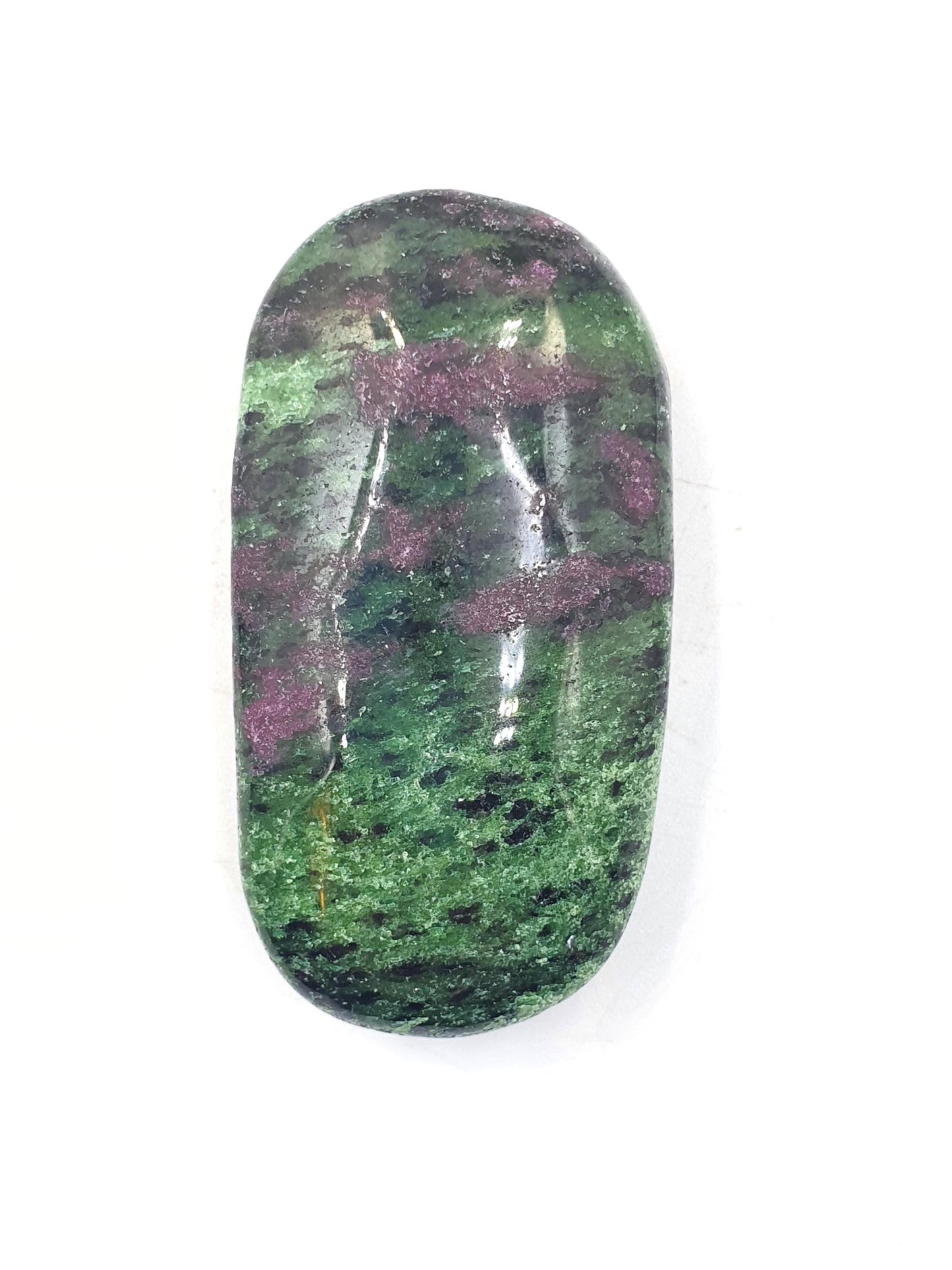 Ruby in Zoisite Palm / Ruby Zoisite Palm Stone / Anyolite Palm / Pocket Crystal / Meditation Palm / Reiki Crystal Palm - 65g