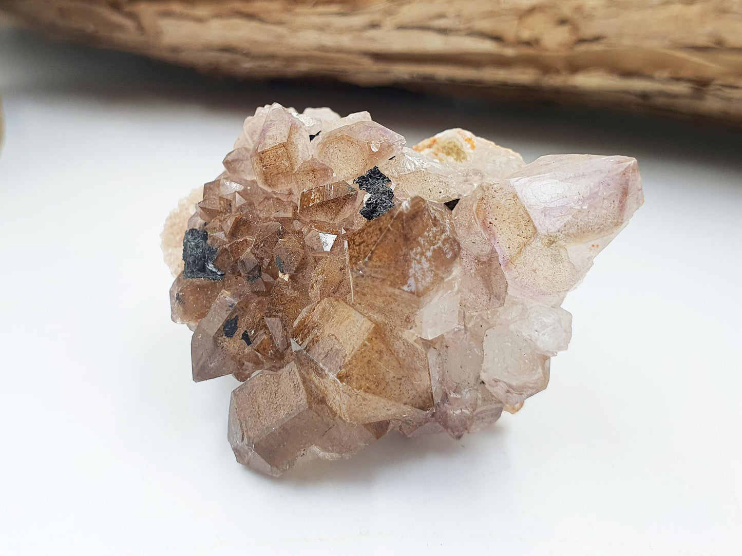 Cute Little Skeletal Quartz Specimen / Crocodile Quartz / Raw Rare Quartz / Rough Skeletal Quartz - 35g