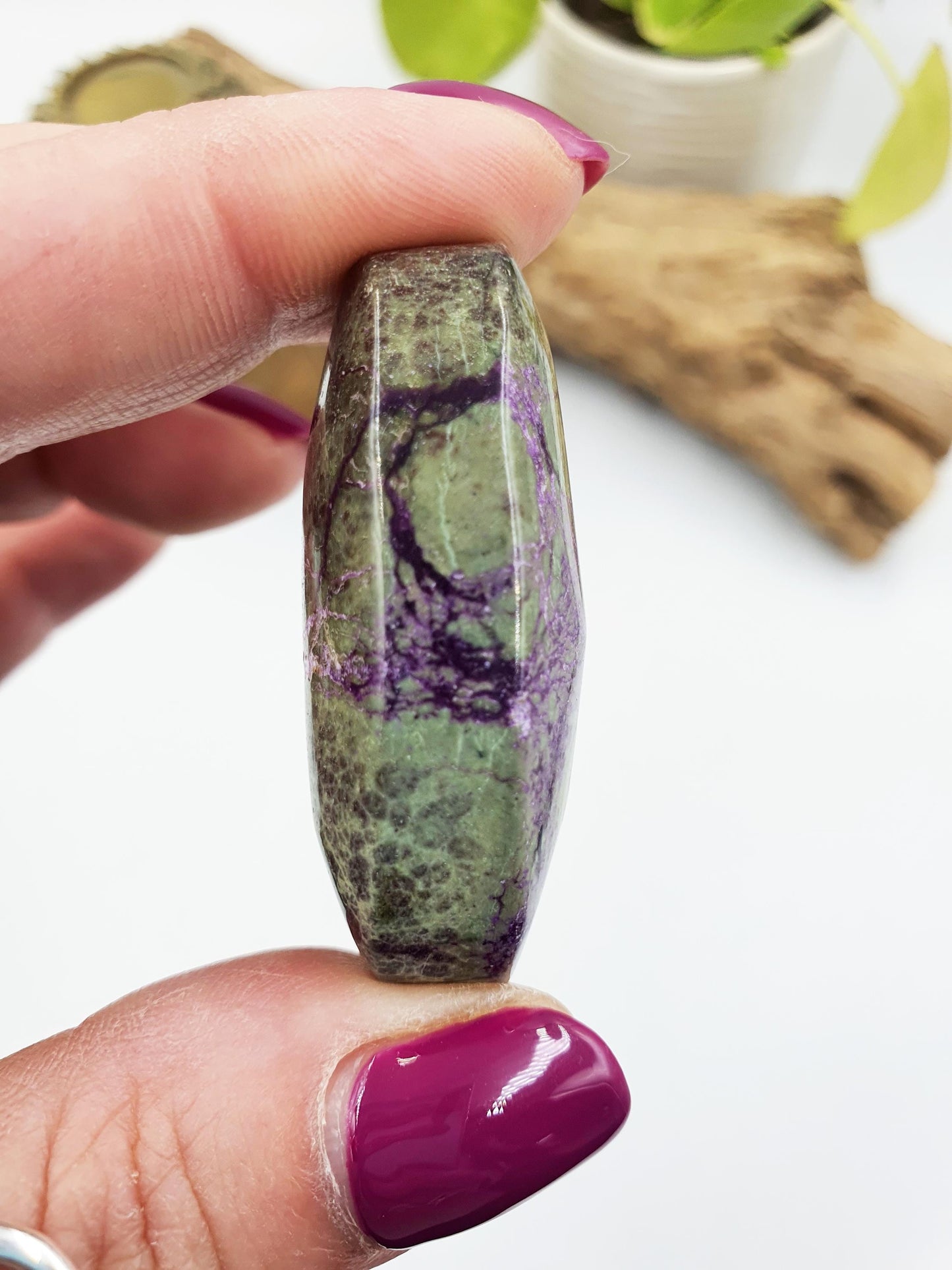 Little Stunning Atlantisite Palm / Atlantisite Palm Stone / Collectors Crystal Palm / Reiki Crystal Palm / Meditation Stone - 25g