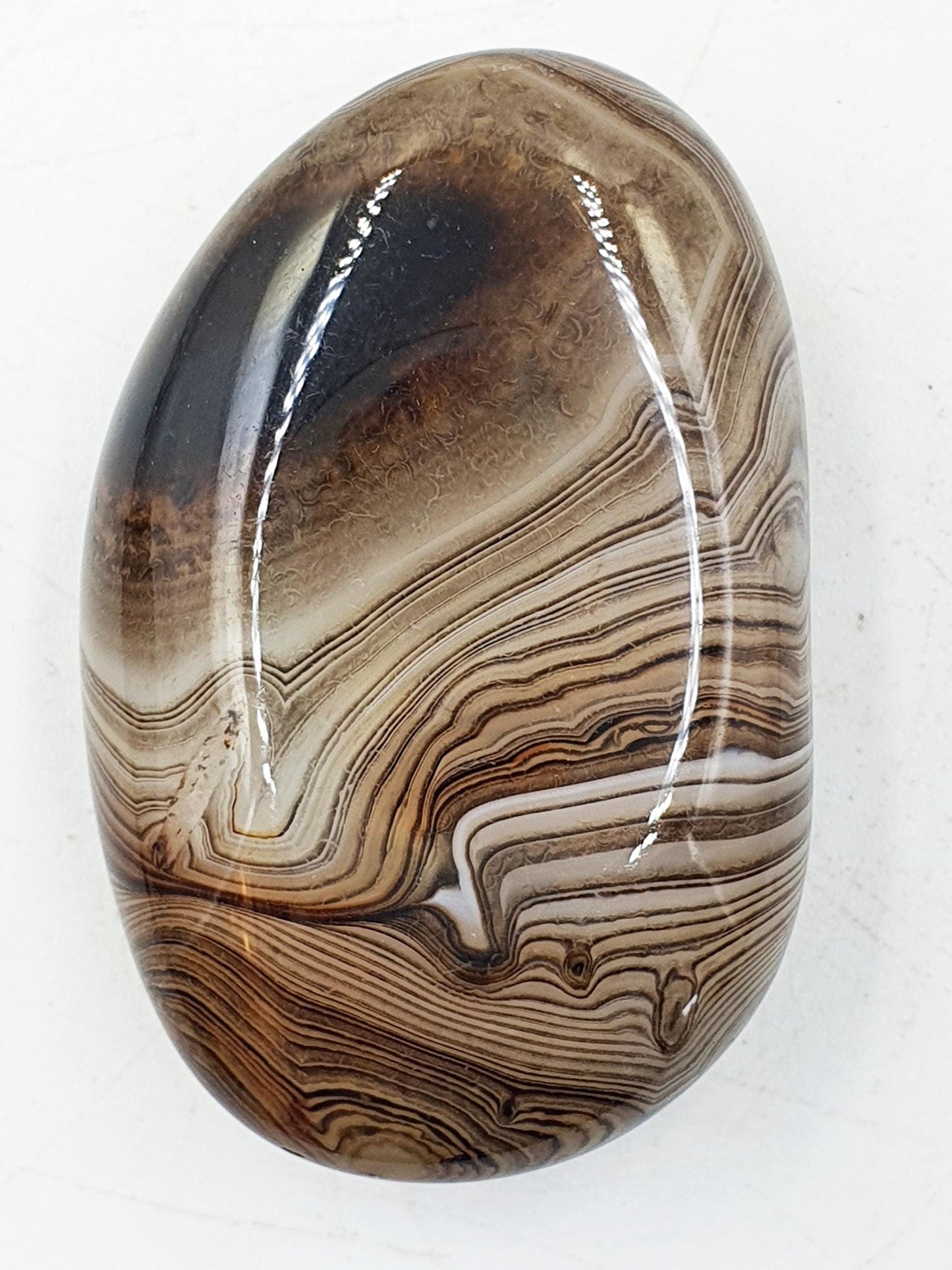 Beautiful Sardonyx Palm / Sardonyx Palm Stone / Healing Palm / Meditation Palm / Reiki Crystal Palm - 50g