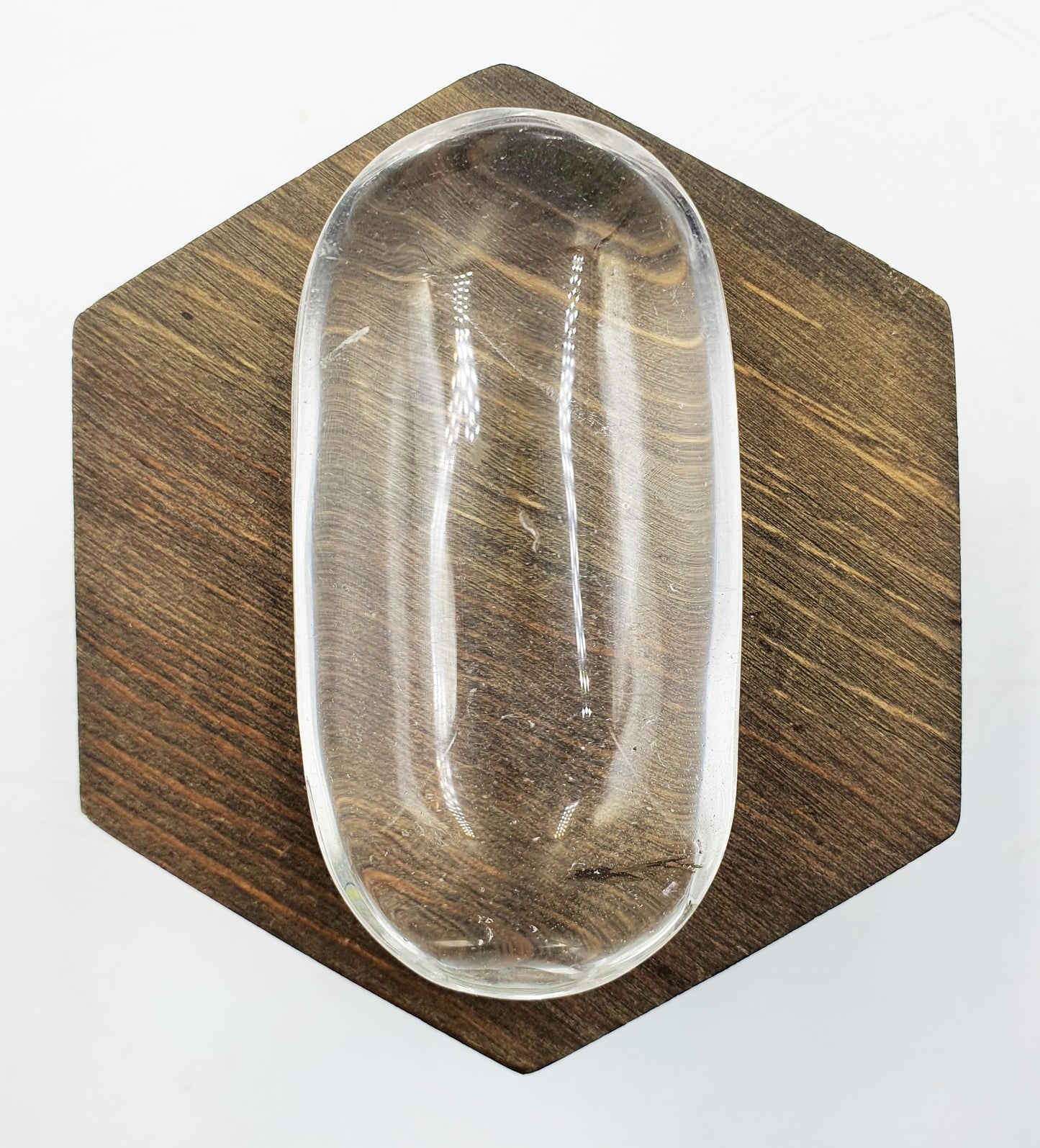 Beautiful Clear Quartz Palm/ Clear Quartz Palm Stone with delicate inclusions / Meditation Palm / Reiki Crystal Palm - 100g
