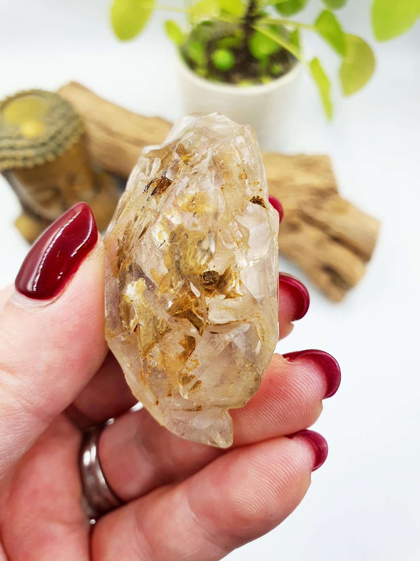 Elestial Quartz Specimen / Quartz Specimen / Raw Elestial / Raw Rare Quartz - 47g