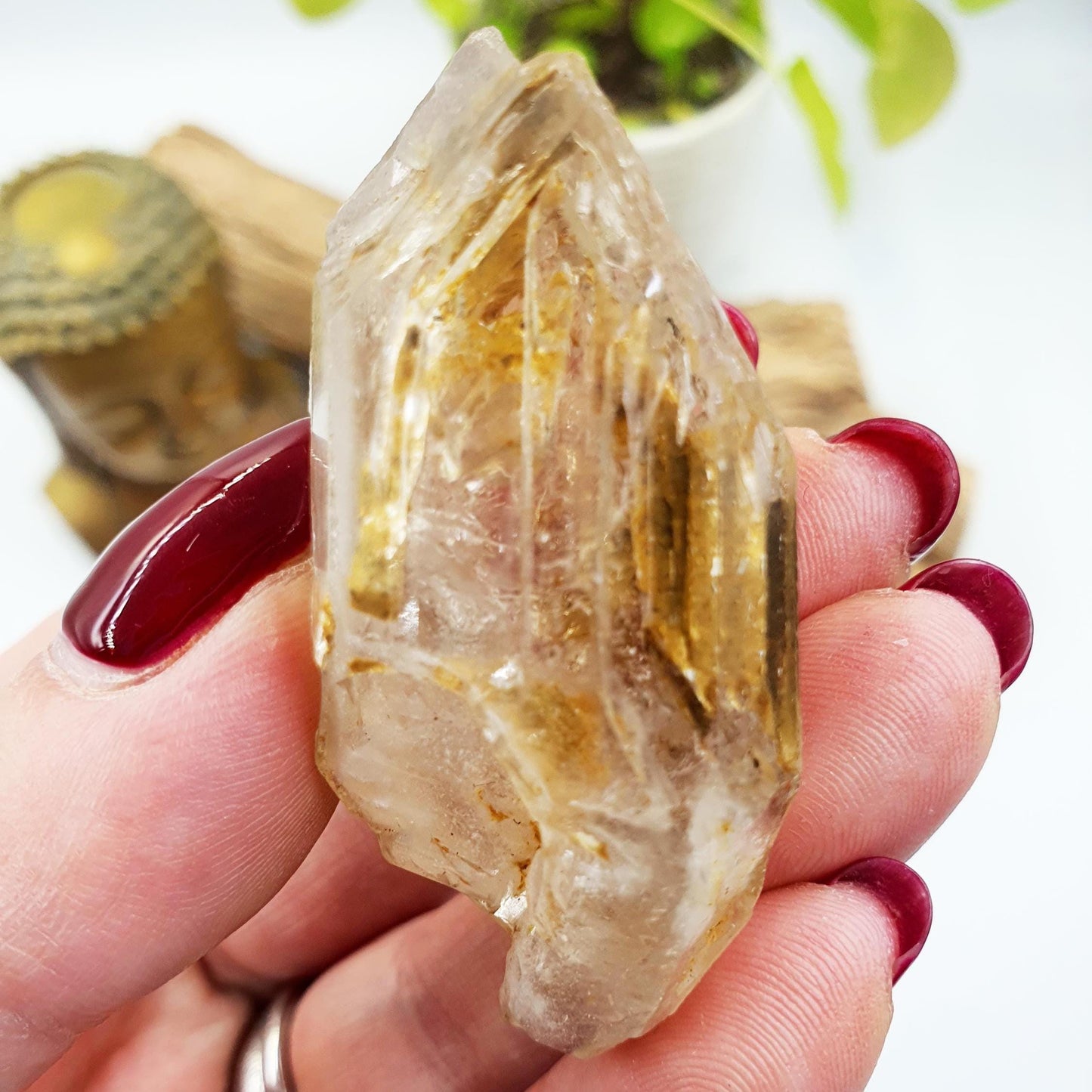 Elestial Quartz Specimen / Quartz Specimen / Raw Elestial / Raw Rare Quartz - 47g