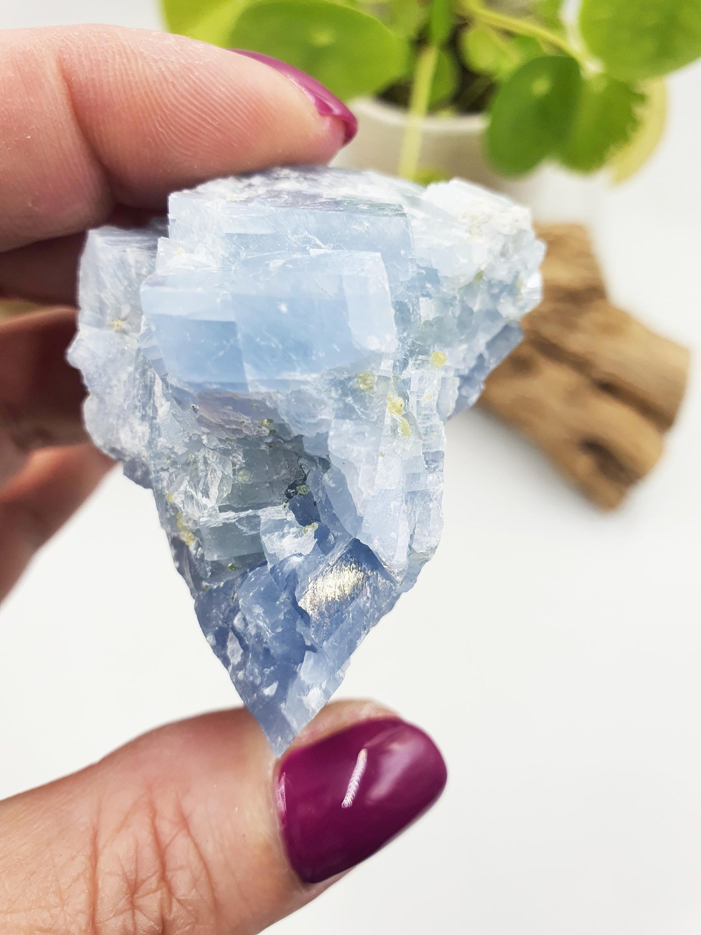 Stunning Raw Celestite / Raw Celestite Specimen / Sparkly Large Raw Celestite Piece / Celstite Chunk - 75g