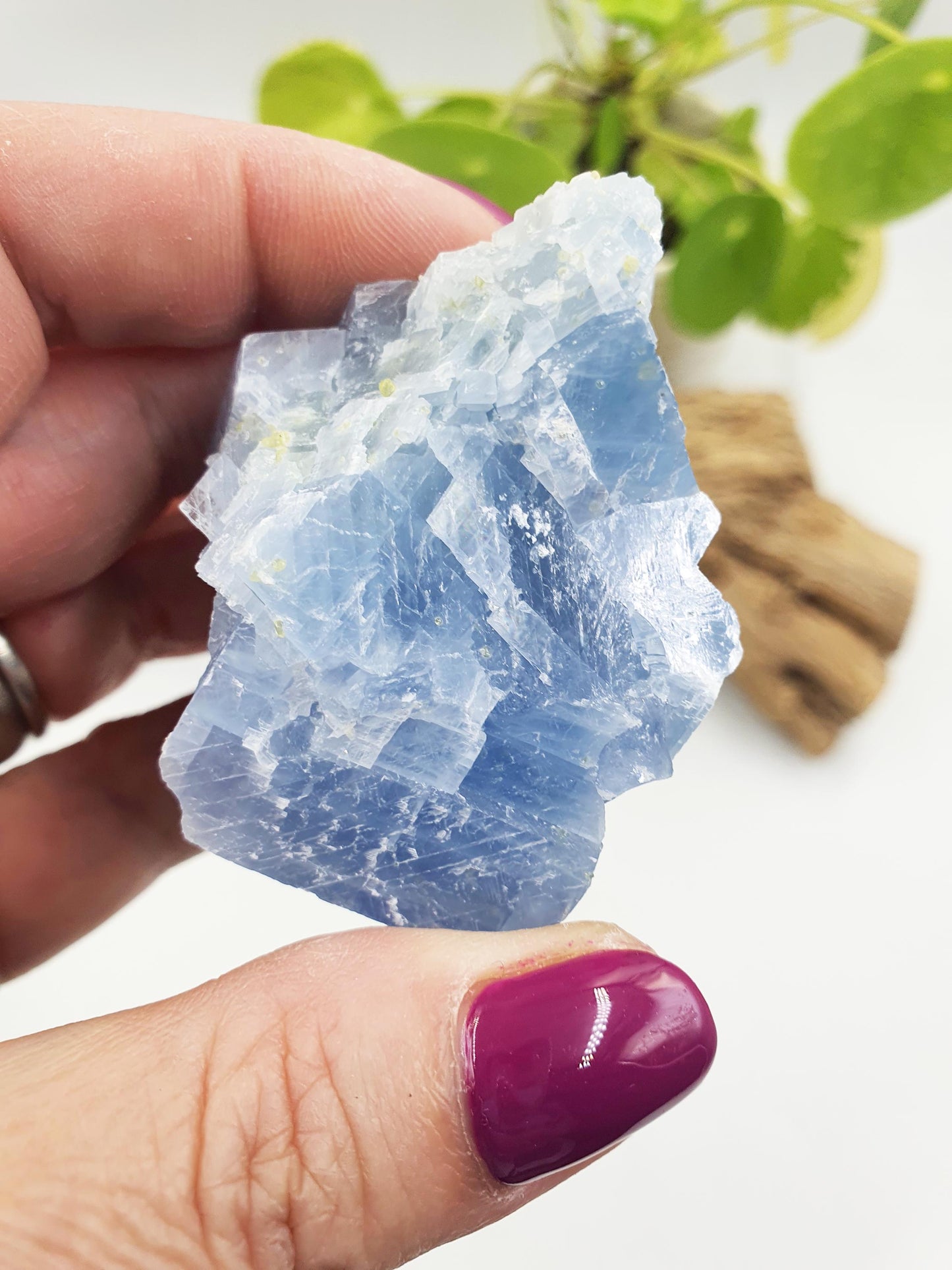 Stunning Raw Celestite / Raw Celestite Specimen / Sparkly Large Raw Celestite Piece / Celstite Chunk - 75g