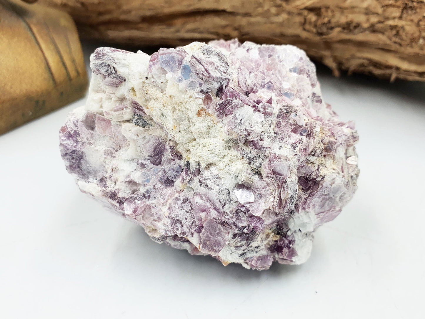 Sparkly Raw Purple Mica / Large Purple Mica Palm Specimen / Lepidolite Raw / Rough Purple Mica / Purple Mica Chunk - 270g