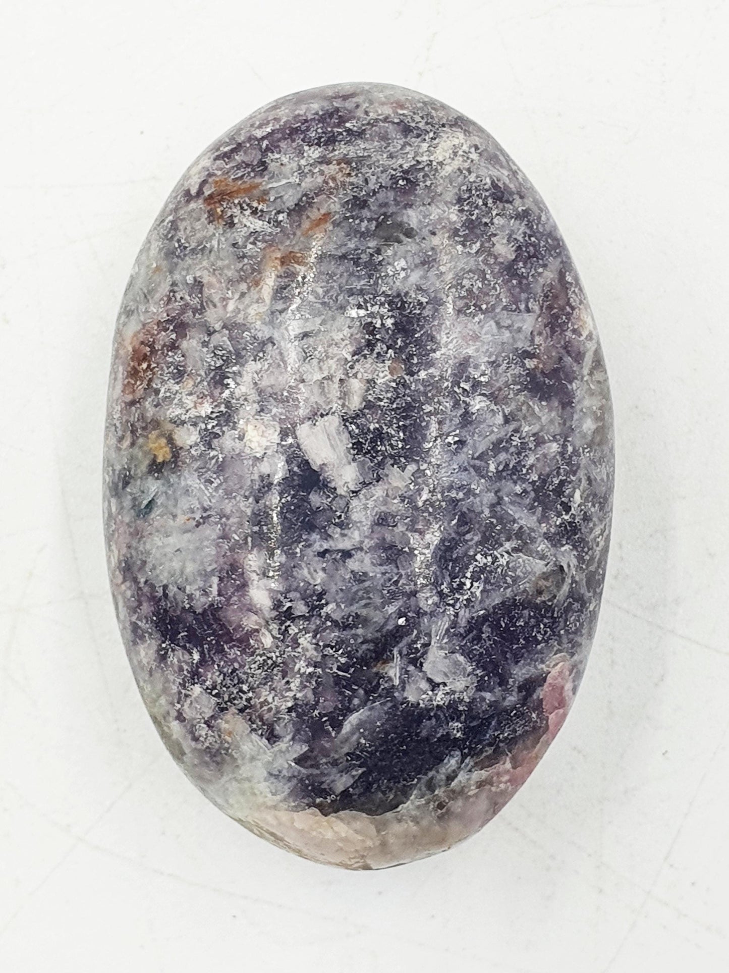 Sparkly Unicorn Stone Palm / Unicorn Palm Stone / Pegmatite Palm / Pocket Crystal / Meditation Palm - 55g