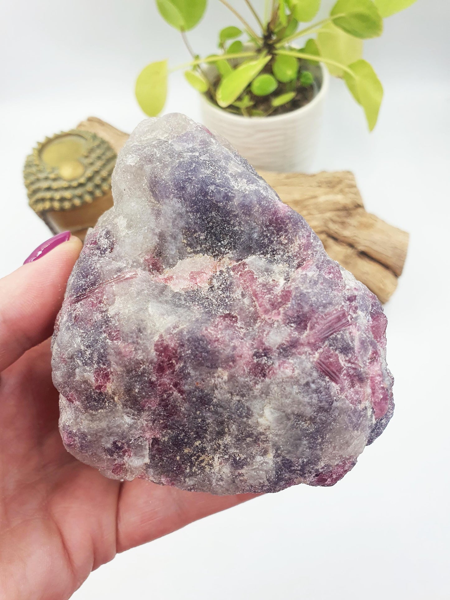 Raw Unicorn Stone / Rough Unicorn Stone / Pegmatite Specimen / Raw Pegmatite Crystal / Unicorn Chunk - 775g