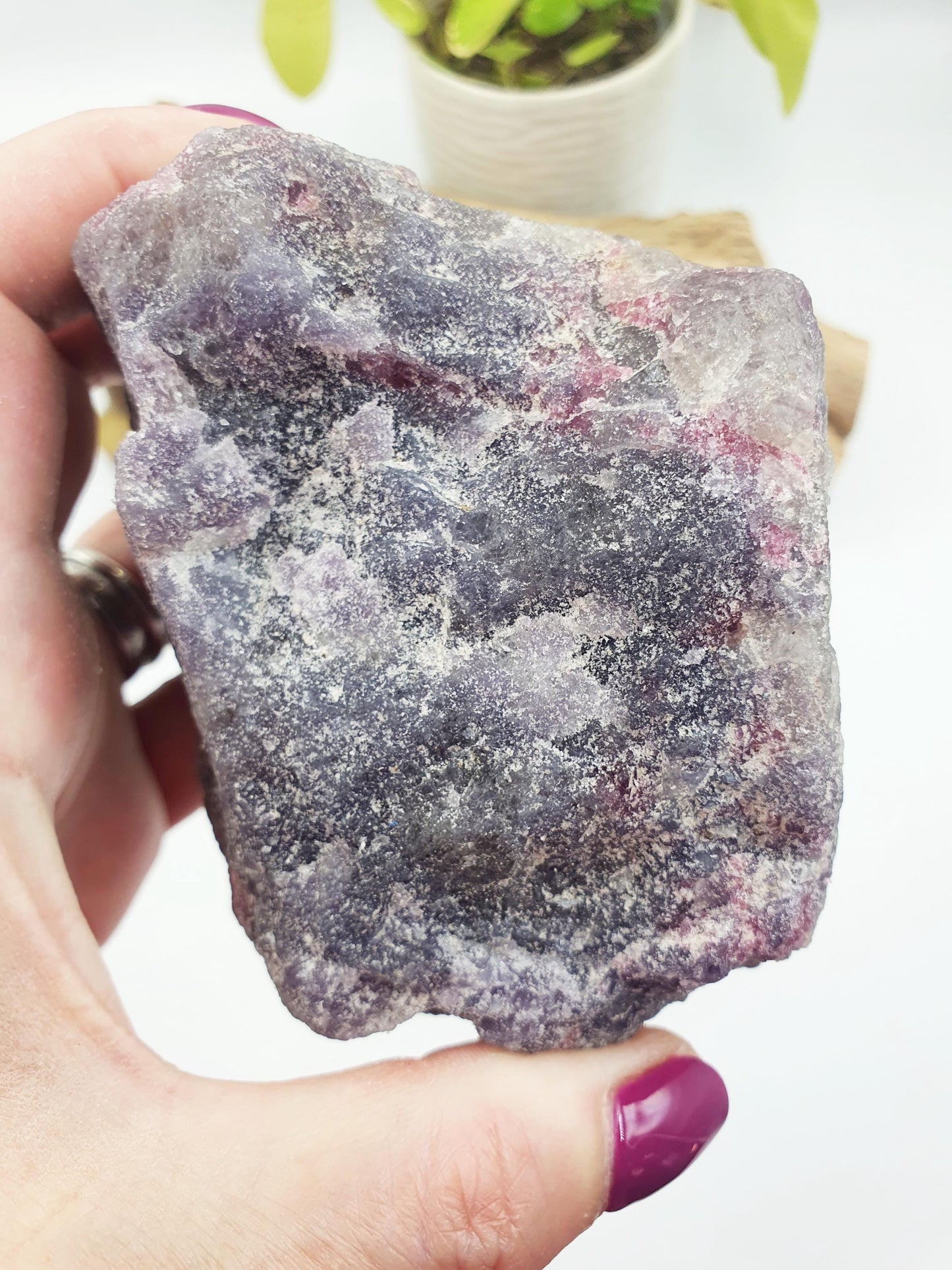 Raw Unicorn Stone / Rough Unicorn Stone / Pegmatite Specimen / Raw Pegmatite Crystal / Unicorn Chunk - 775g