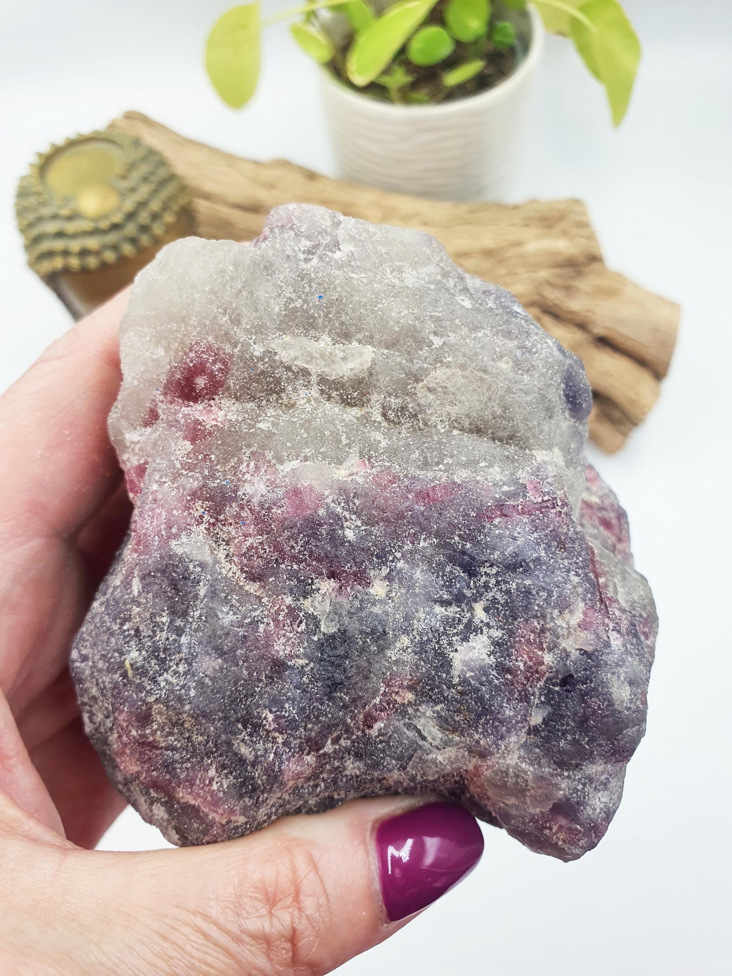 Raw Unicorn Stone / Rough Unicorn Stone / Pegmatite Specimen / Raw Pegmatite Crystal / Unicorn Chunk - 775g