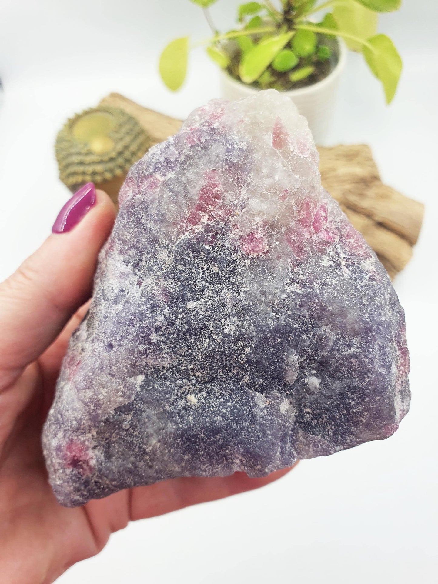 Raw Unicorn Stone / Rough Unicorn Stone / Pegmatite Specimen / Raw Pegmatite Crystal / Unicorn Chunk - 775g