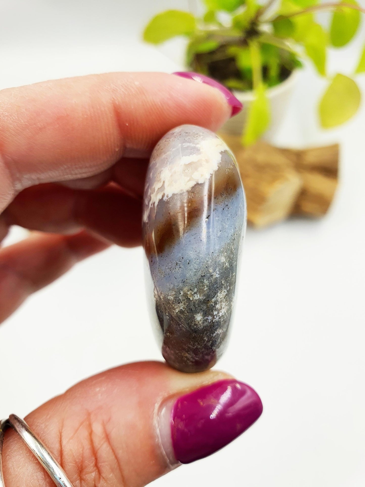 Ocean Jasper Palm - Joy & Renewal Healing Crystal - 50g