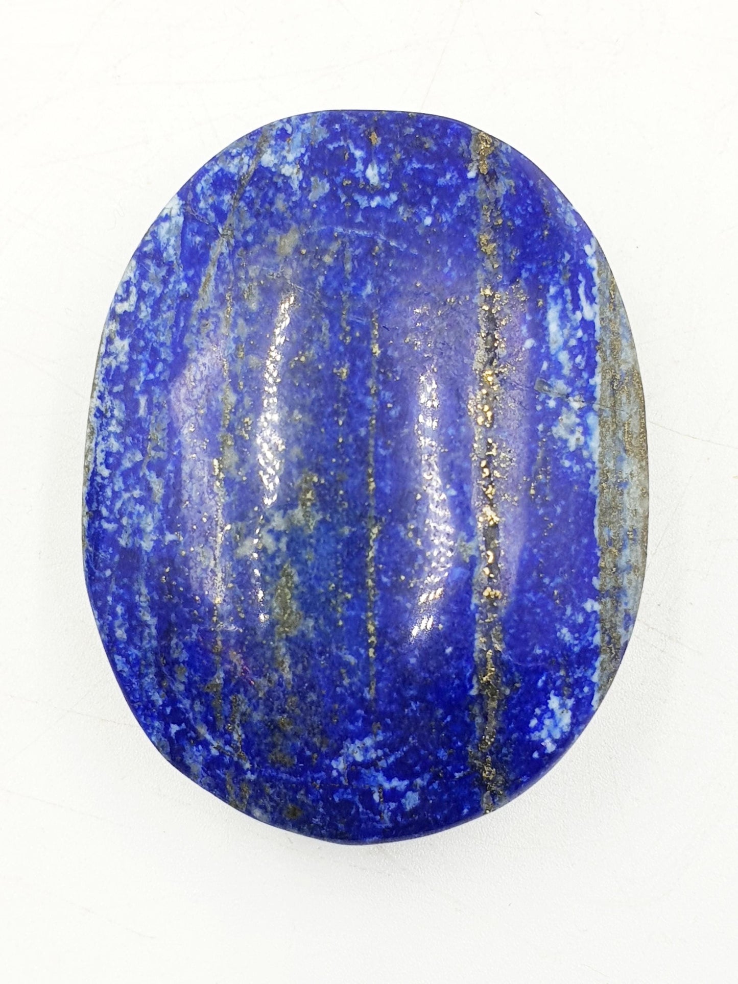 Lapis Lazuli Palm Stone - Wisdom & Truth Third Eye Chakra Crystal - 120g