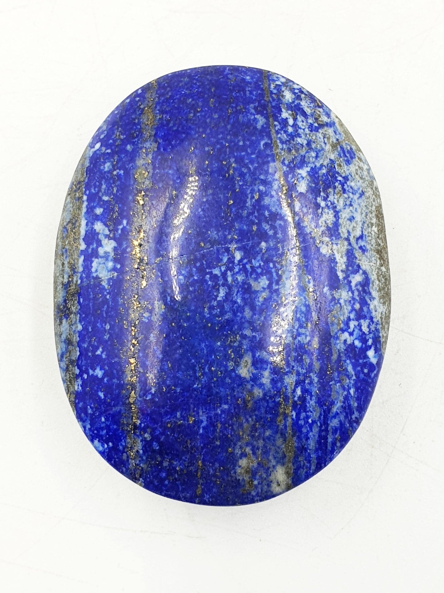 Lapis Lazuli Palm Stone - Wisdom & Truth Third Eye Chakra Crystal - 120g