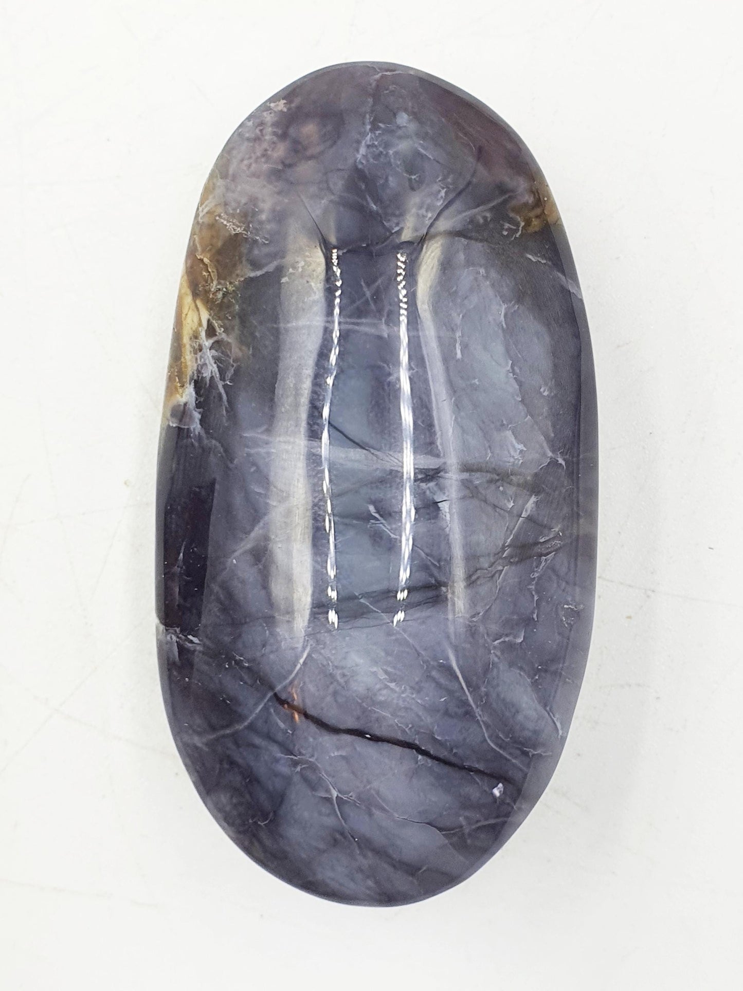 Beautiful Petrified Wood Palm / Petrified Wood Palm Stone / Meditation Palm / Reiki Crystal Palm - 75g
