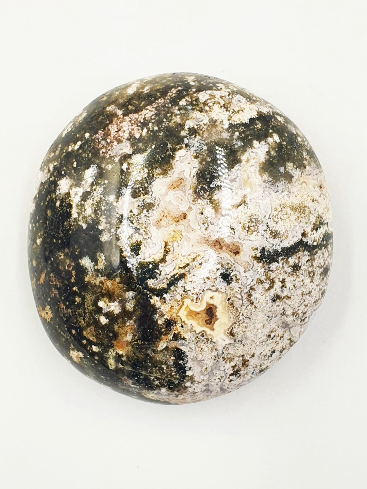 Ocean Jasper Palm - Joy & Renewal Healing Crystal - 105g