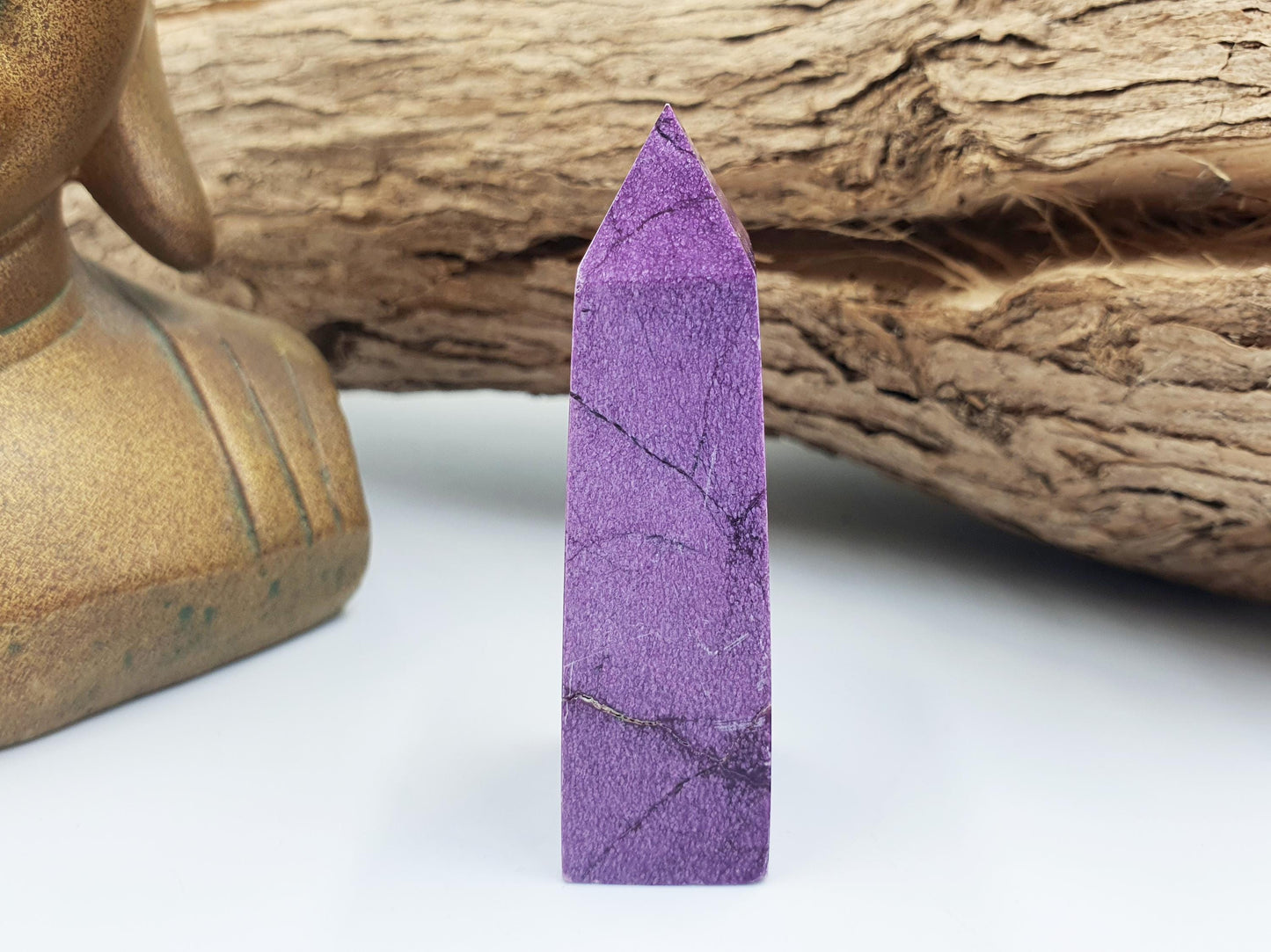 Mini Stichtite Tower - Heart Chakra and Emotional Healing - 5.8cm